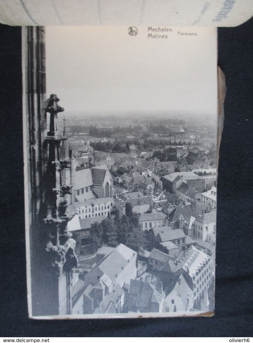 CARNET 10 CP (M1915) MECHELEN MALINES (12 Vues) Editeur H. Jef Denyn Carillonneur * Ruelle Sans Fin - Mechelen