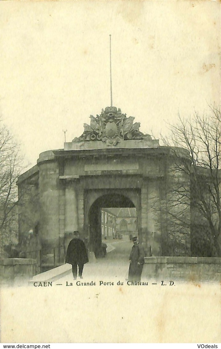 CPA - France - (14) Calvados - La Grande Porte Du Château - Caen