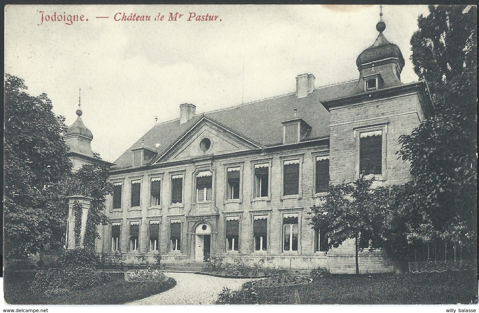 CPA Jodoigne Château De Mr Pastur - Jodoigne