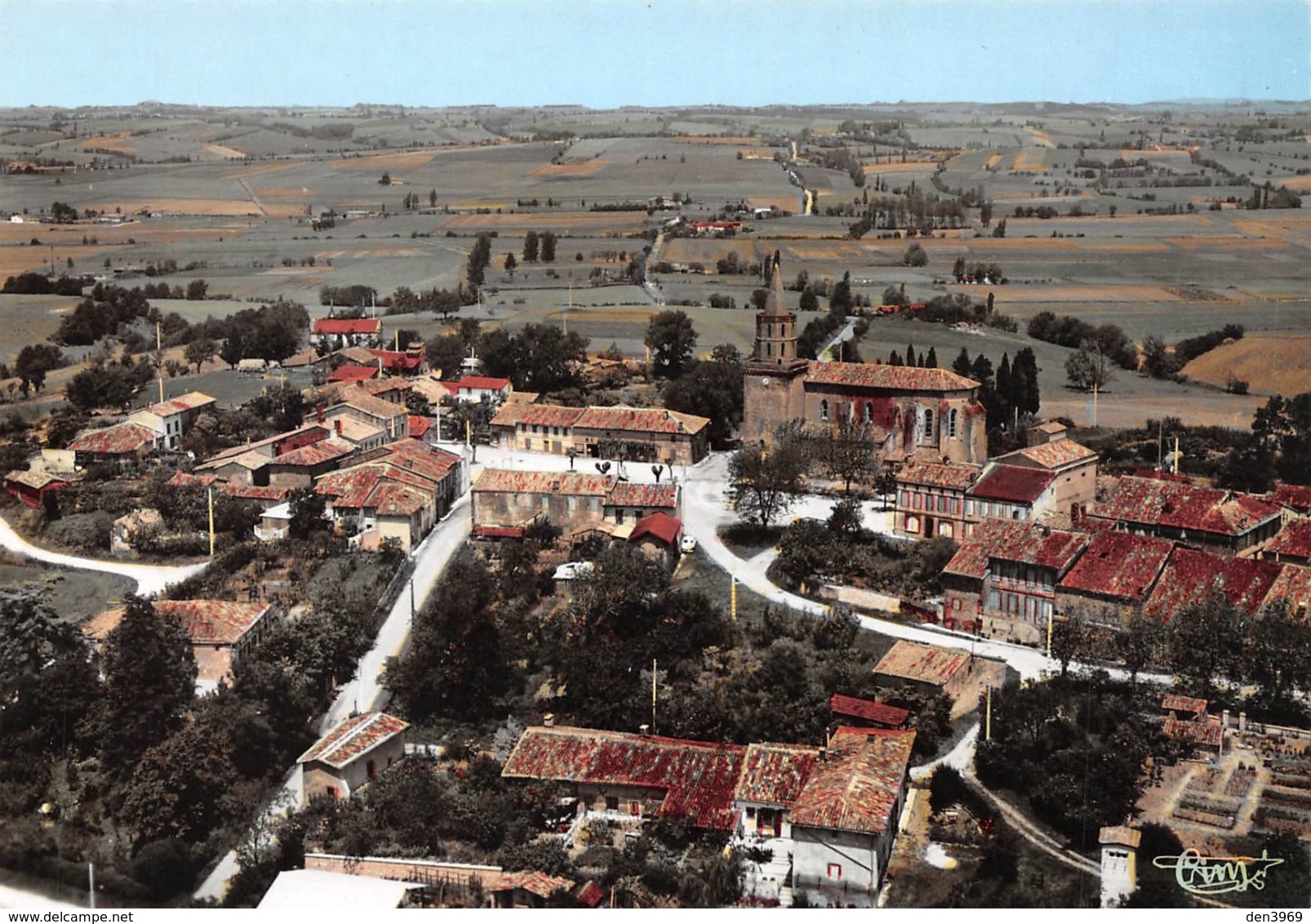 BOURG-SAINT-BERNARD - Vue Générale Aérienne - Eglise - Altri & Non Classificati