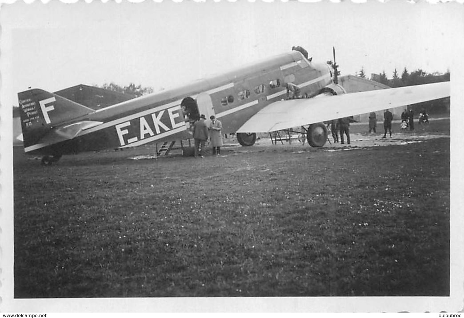 AVION FOKKER  TRIMOTEUR  PHOTO ORIGINALE FORMAT 8.50 X 5.50 CM - Aviation