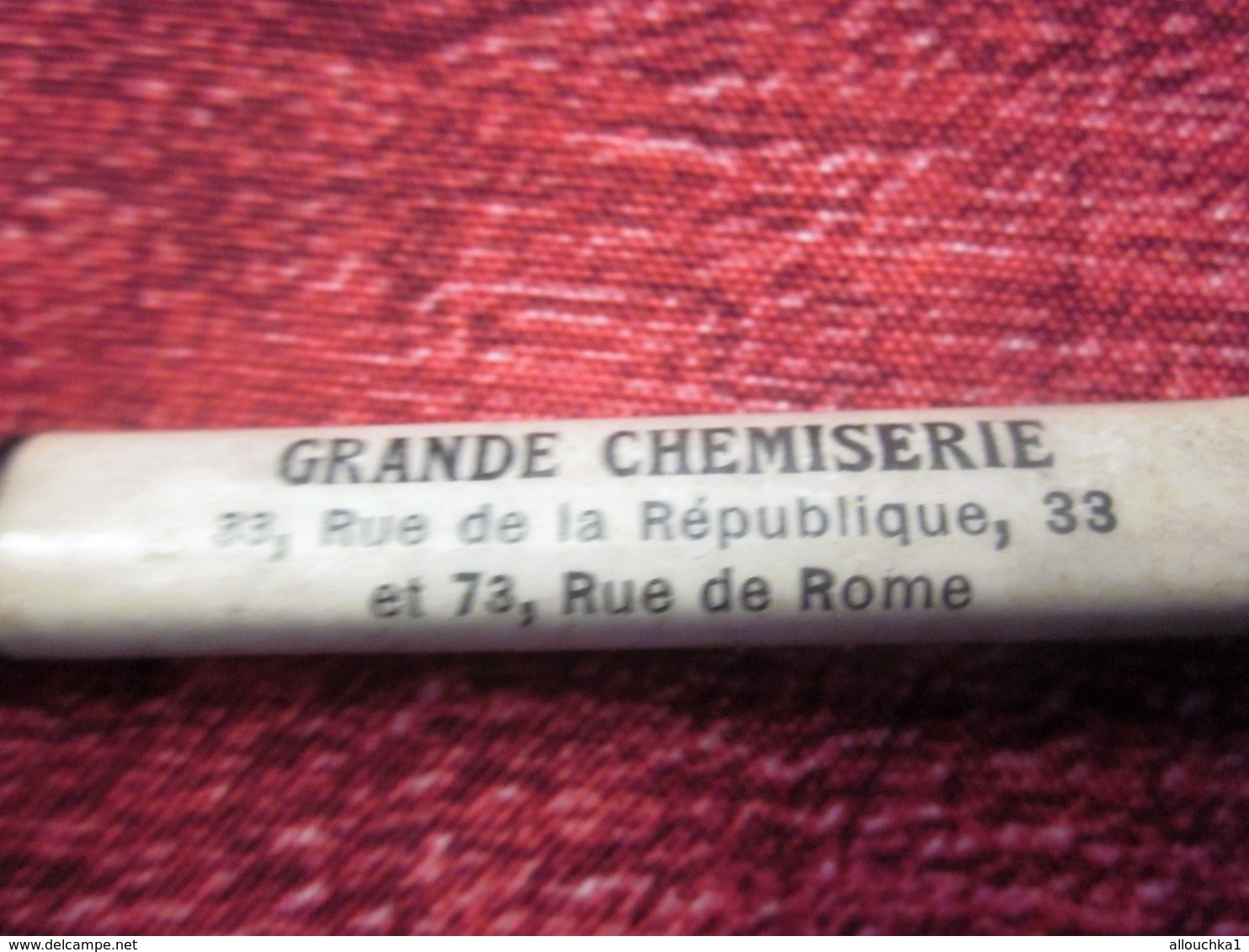 PORTE CRAYON DE CAHIER PUBLICITAIRE LAINÉ GRANDE CHEMISERIE Rue De La République / Rue De Rome Marseille 13 BDR-Av étui - Schrijfgerief