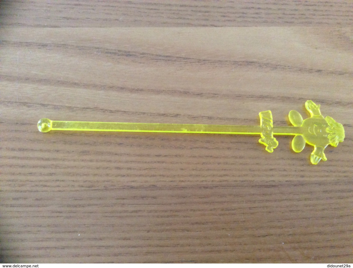 Touilleur "VICO" (schips) Jaune - Swizzle Sticks