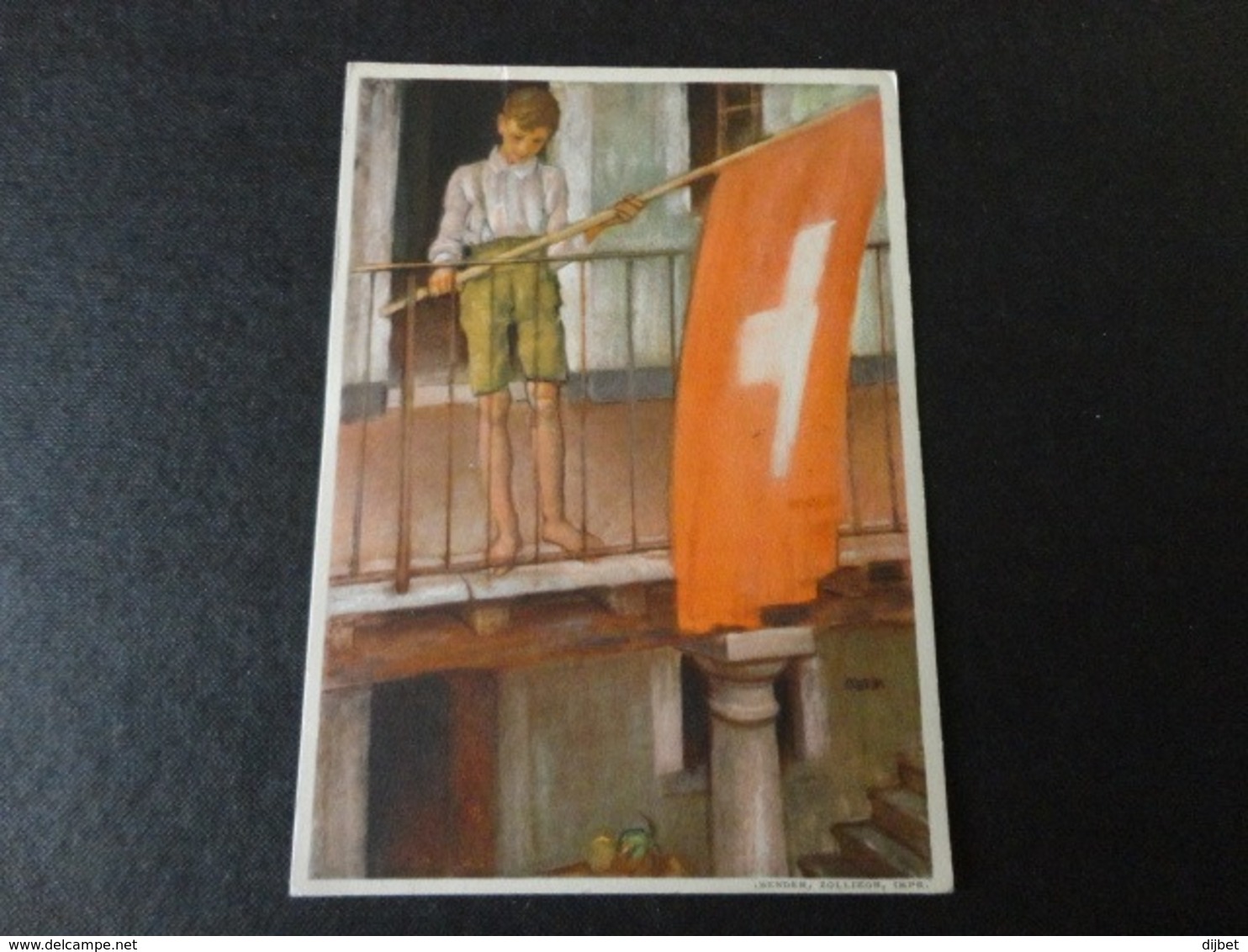 CARTE POSTALE FETE NATIONALE SUISSE 1931 - Postmark Collection