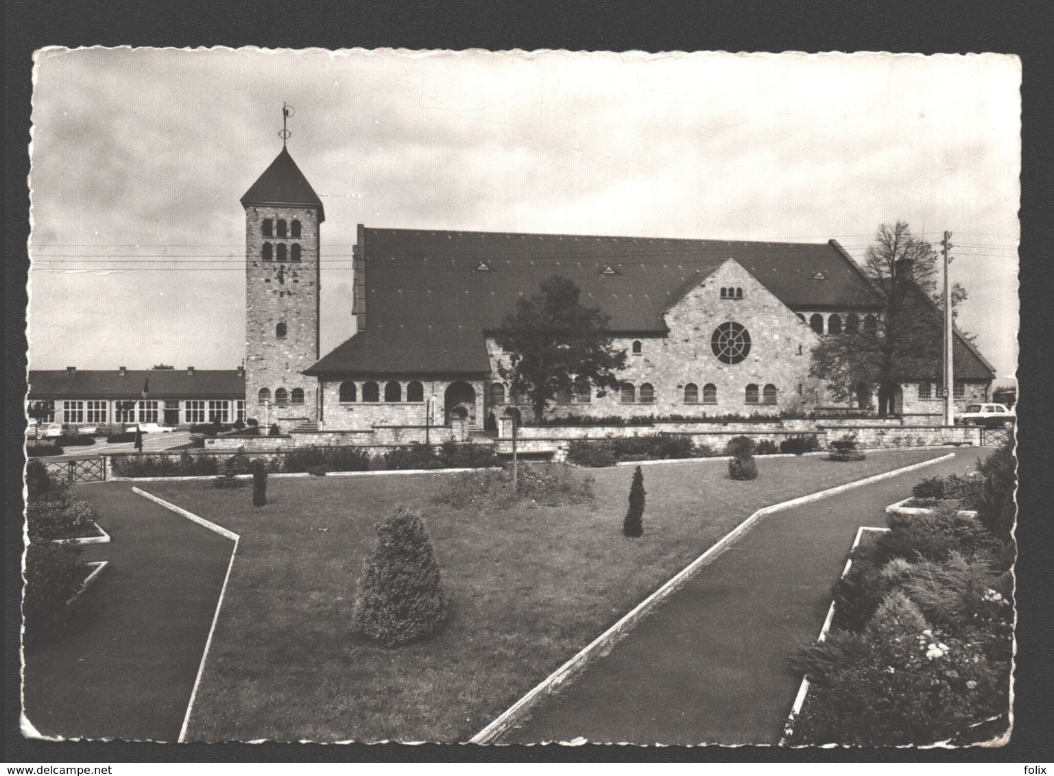 Rocherath - Kirche - Kaufhaus Servais-Rauw, Rocherath - Photo Véritable - Büllingen