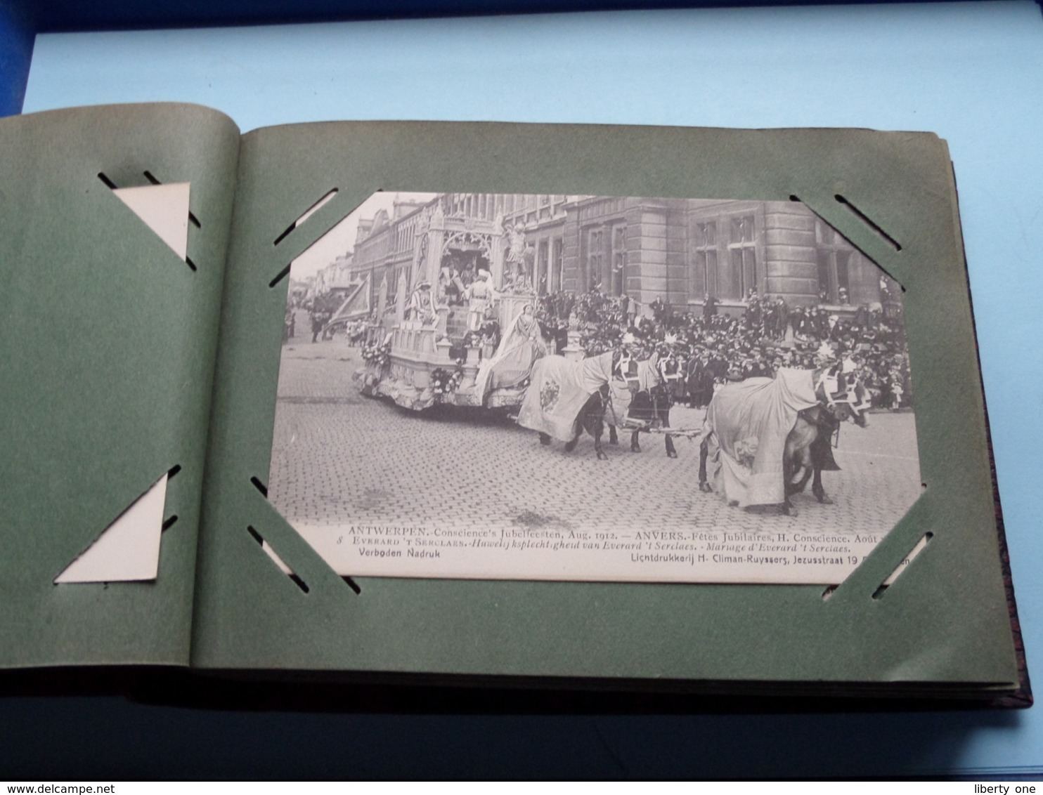 Klein Oud ALBUM > CONSCIENCE Feesten > 50 CP / PK ( ANTWERPEN Anvers Amberes ) Anno 1912 ( zie foto's ) !