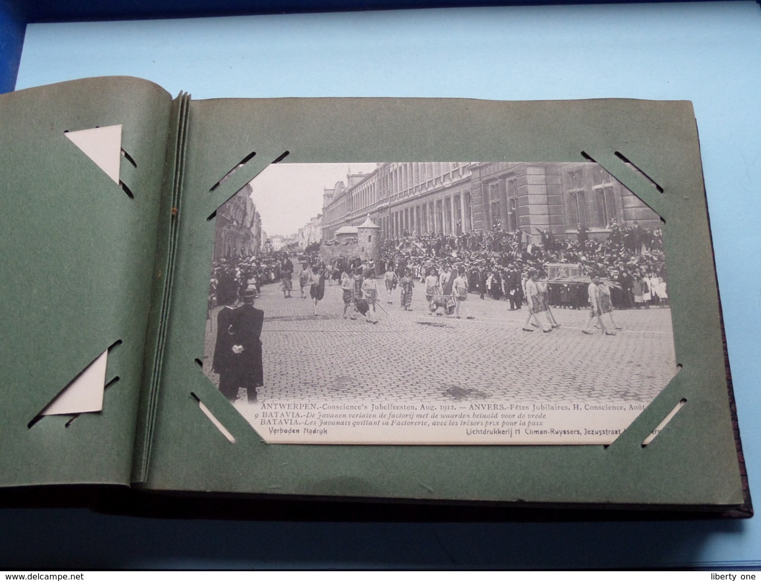 Klein Oud ALBUM > CONSCIENCE Feesten > 50 CP / PK ( ANTWERPEN Anvers Amberes ) Anno 1912 ( zie foto's ) !