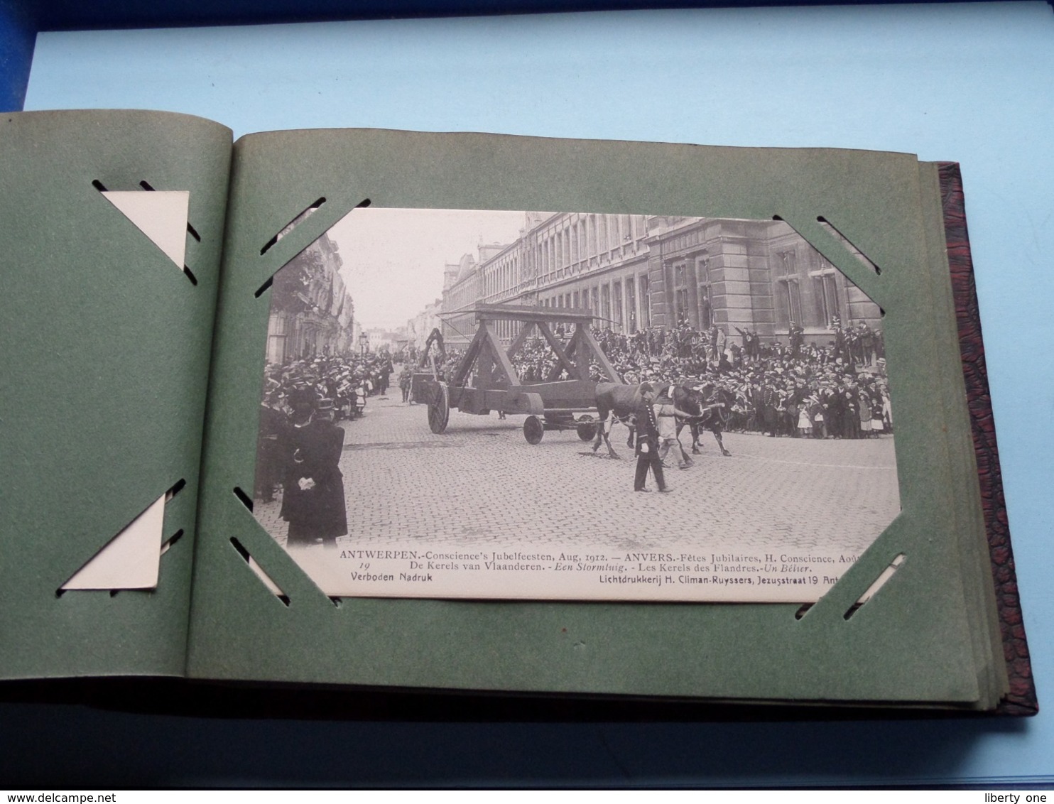 Klein Oud ALBUM > CONSCIENCE Feesten > 50 CP / PK ( ANTWERPEN Anvers Amberes ) Anno 1912 ( zie foto's ) !