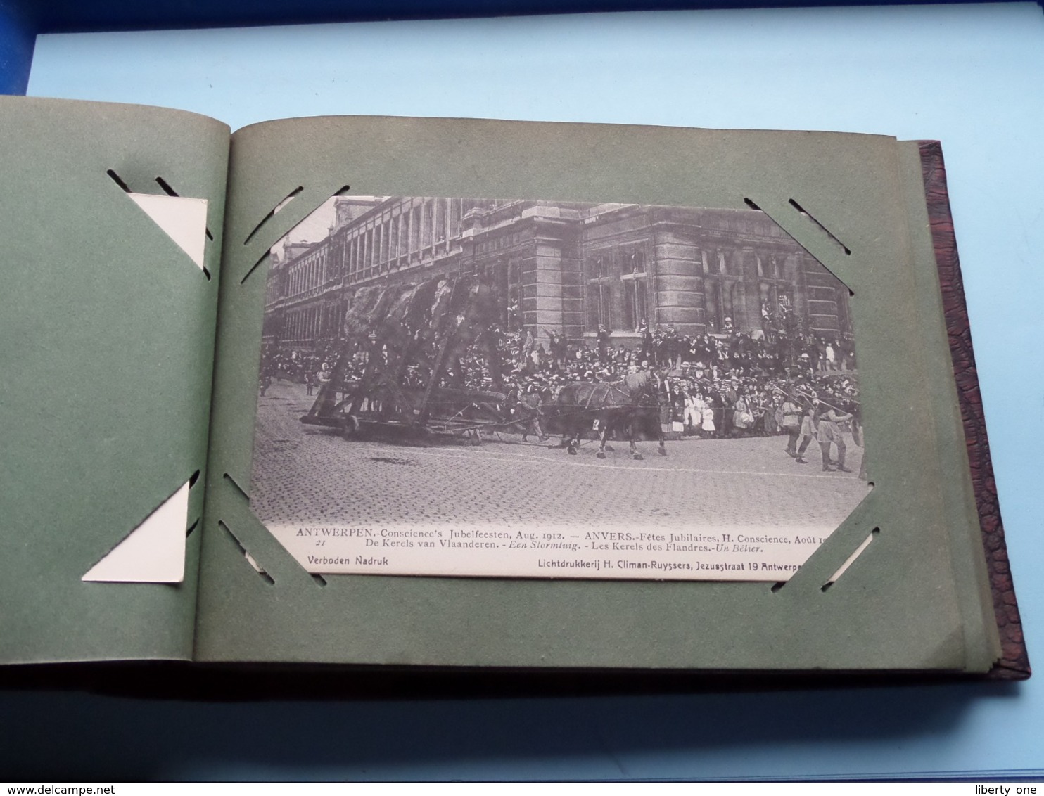 Klein Oud ALBUM > CONSCIENCE Feesten > 50 CP / PK ( ANTWERPEN Anvers Amberes ) Anno 1912 ( zie foto's ) !