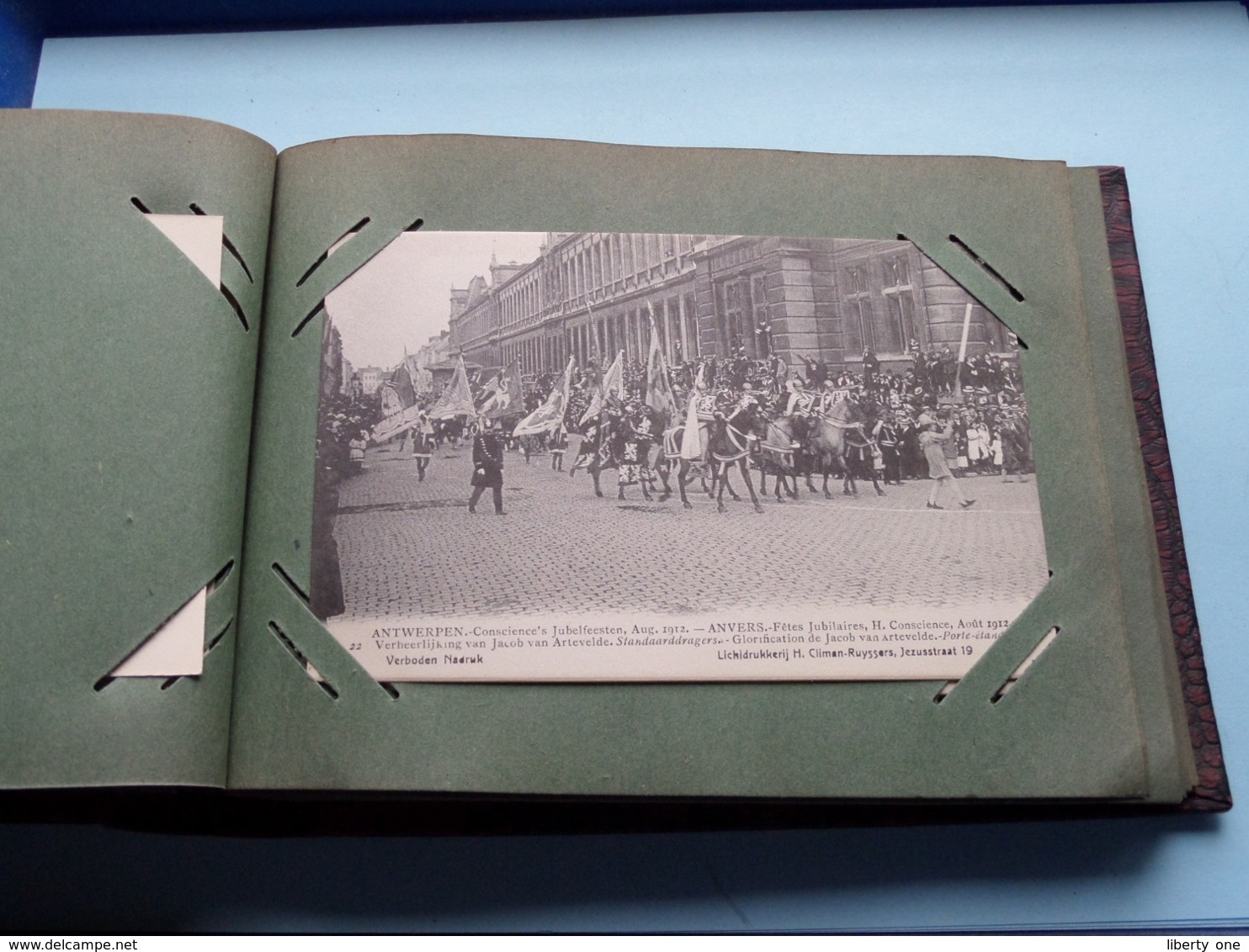 Klein Oud ALBUM > CONSCIENCE Feesten > 50 CP / PK ( ANTWERPEN Anvers Amberes ) Anno 1912 ( zie foto's ) !