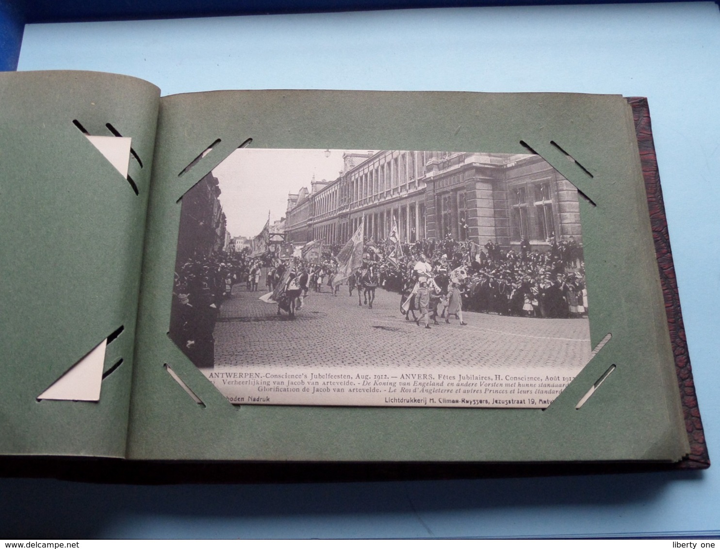 Klein Oud ALBUM > CONSCIENCE Feesten > 50 CP / PK ( ANTWERPEN Anvers Amberes ) Anno 1912 ( zie foto's ) !