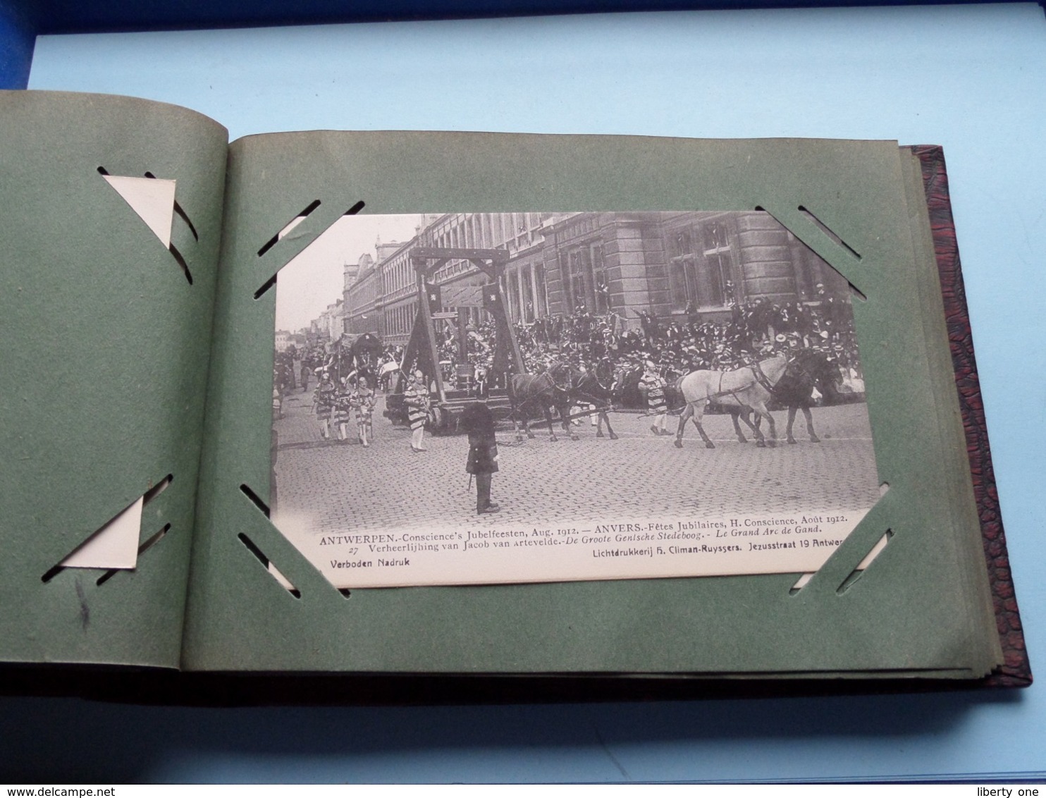 Klein Oud ALBUM > CONSCIENCE Feesten > 50 CP / PK ( ANTWERPEN Anvers Amberes ) Anno 1912 ( zie foto's ) !