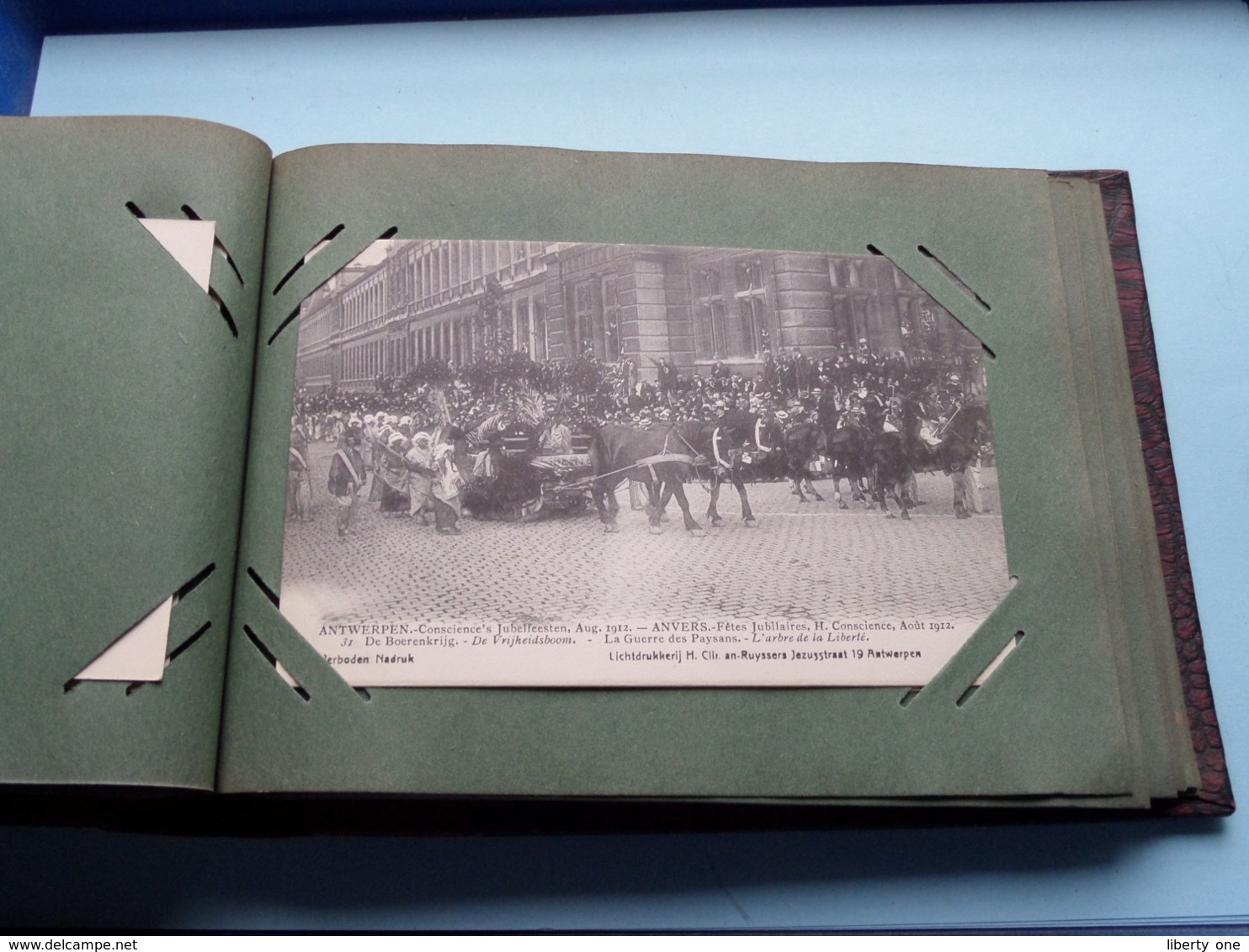 Klein Oud ALBUM > CONSCIENCE Feesten > 50 CP / PK ( ANTWERPEN Anvers Amberes ) Anno 1912 ( zie foto's ) !