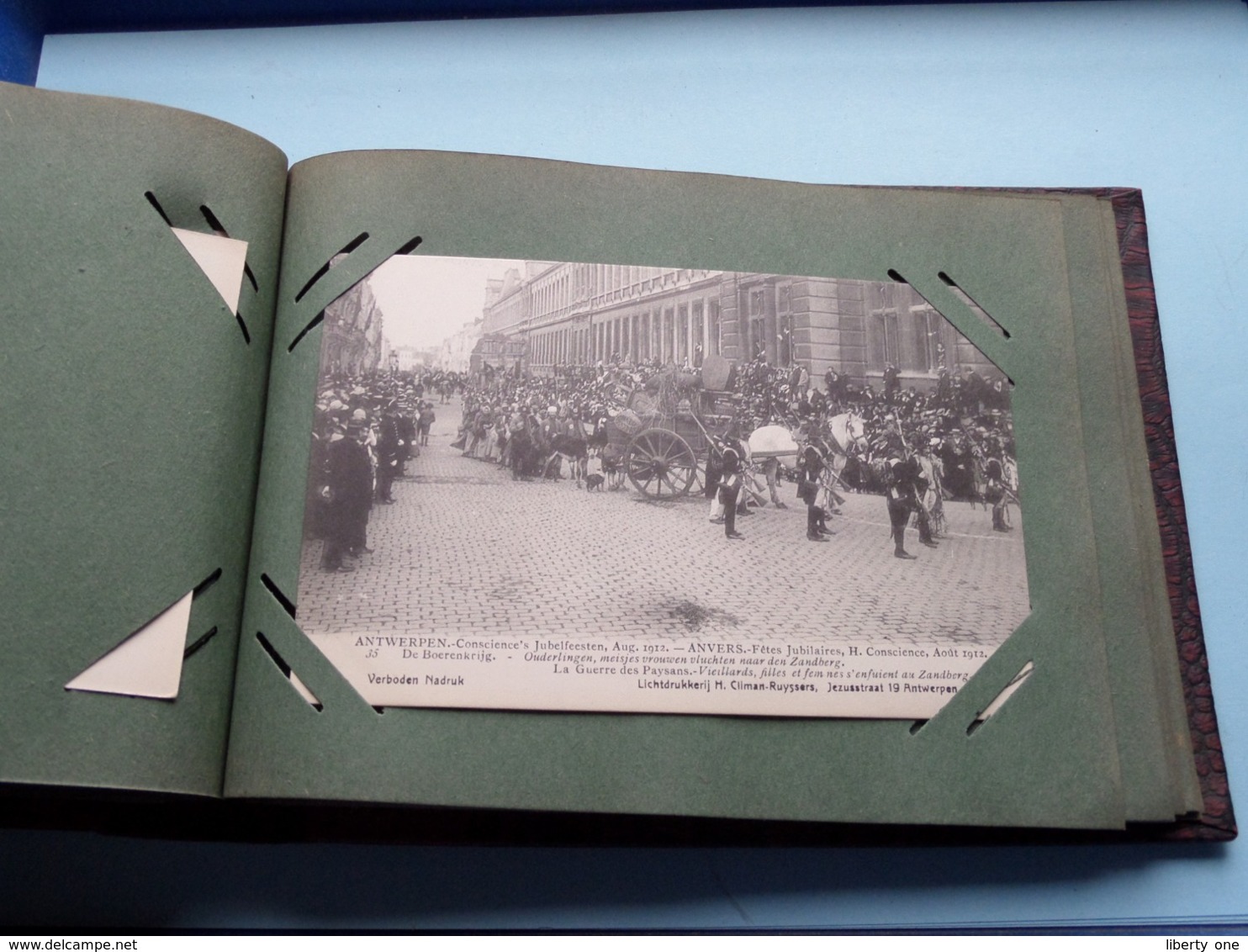 Klein Oud ALBUM > CONSCIENCE Feesten > 50 CP / PK ( ANTWERPEN Anvers Amberes ) Anno 1912 ( zie foto's ) !