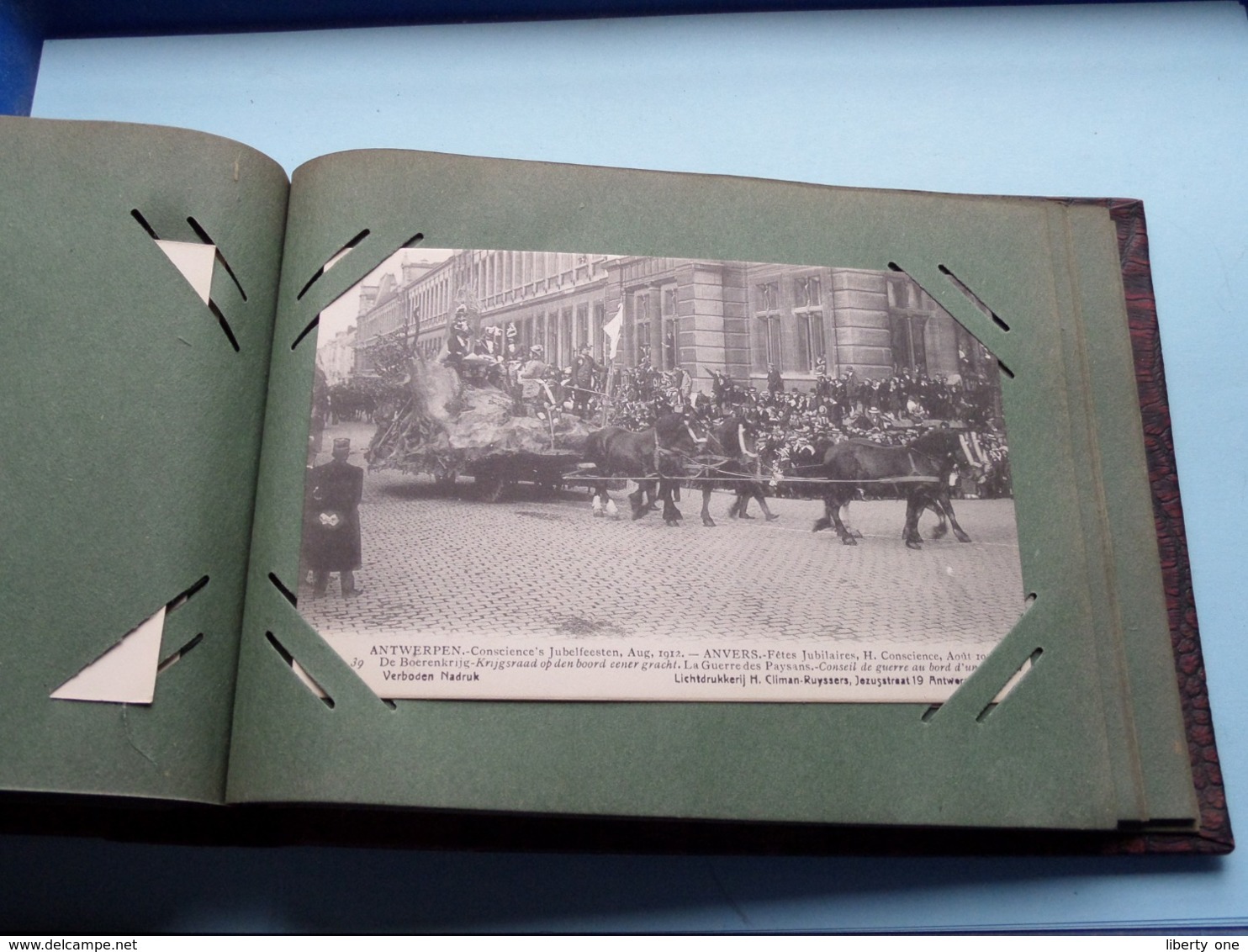 Klein Oud ALBUM > CONSCIENCE Feesten > 50 CP / PK ( ANTWERPEN Anvers Amberes ) Anno 1912 ( zie foto's ) !