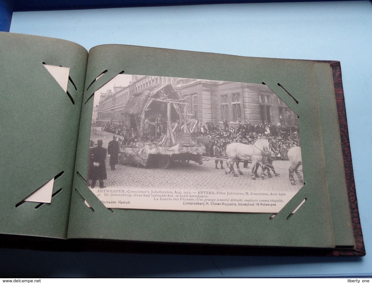 Klein Oud ALBUM > CONSCIENCE Feesten > 50 CP / PK ( ANTWERPEN Anvers Amberes ) Anno 1912 ( zie foto's ) !