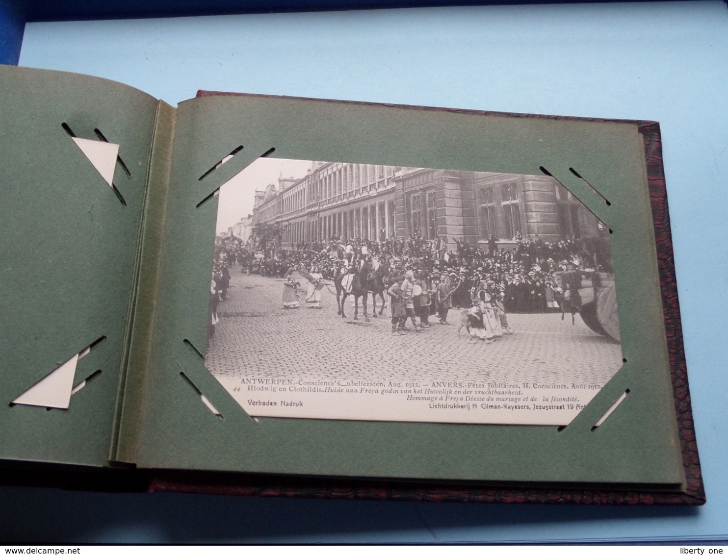 Klein Oud ALBUM > CONSCIENCE Feesten > 50 CP / PK ( ANTWERPEN Anvers Amberes ) Anno 1912 ( zie foto's ) !