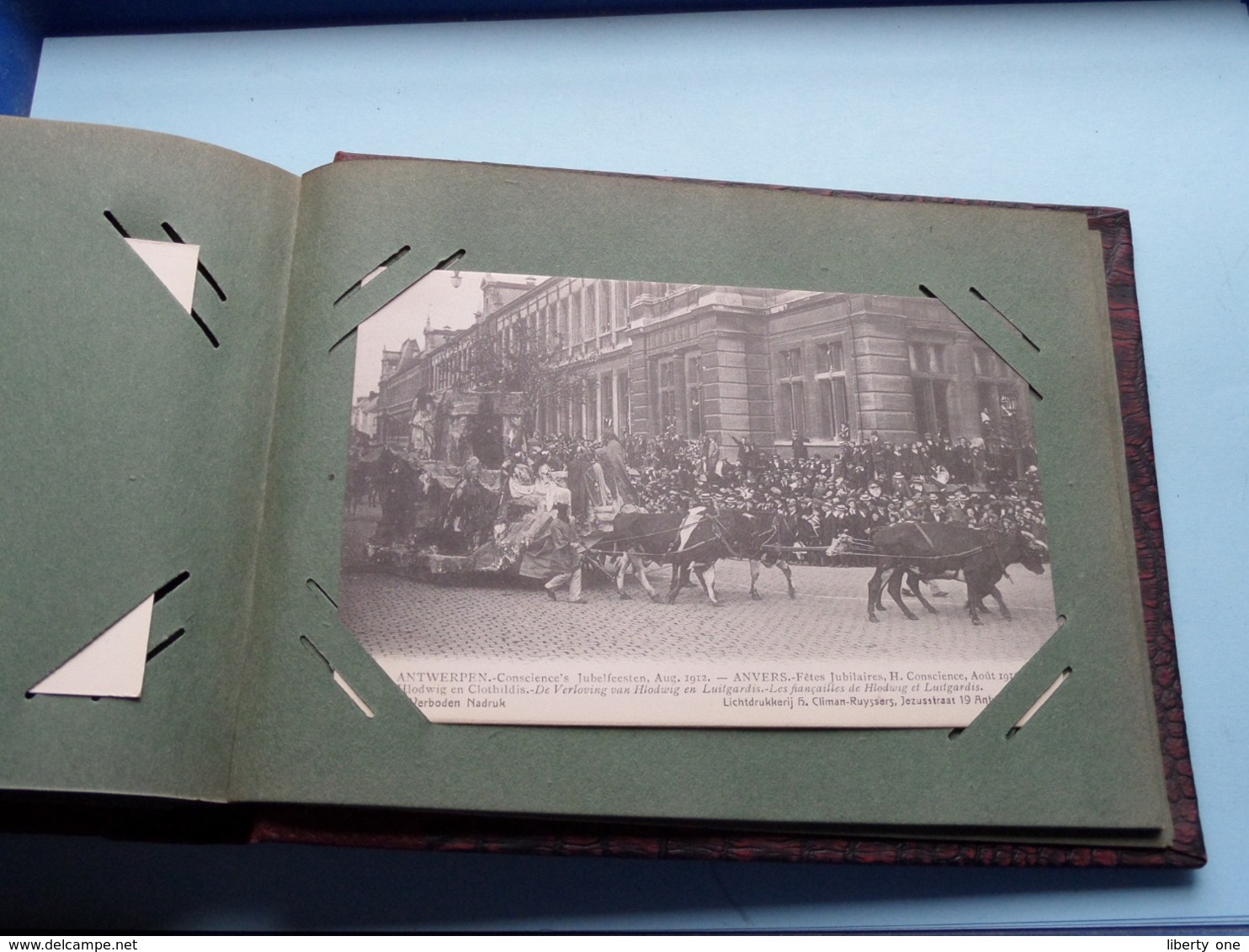 Klein Oud ALBUM > CONSCIENCE Feesten > 50 CP / PK ( ANTWERPEN Anvers Amberes ) Anno 1912 ( zie foto's ) !