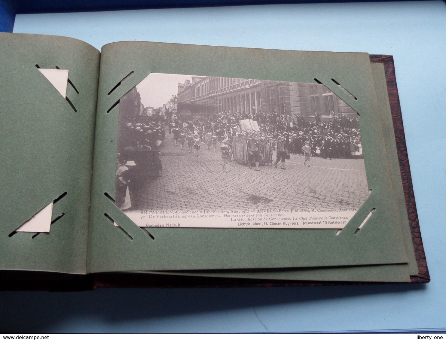 Klein Oud ALBUM > CONSCIENCE Feesten > 50 CP / PK ( ANTWERPEN Anvers Amberes ) Anno 1912 ( zie foto's ) !