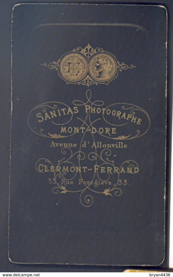 PHOTOGRAPHIE CDV - EPOQUE NAPOLEON III - SOLDAT COLONIAL - PHOTOGRAPHE : SANITAS Au MONT-DORE - Guerre, Militaire