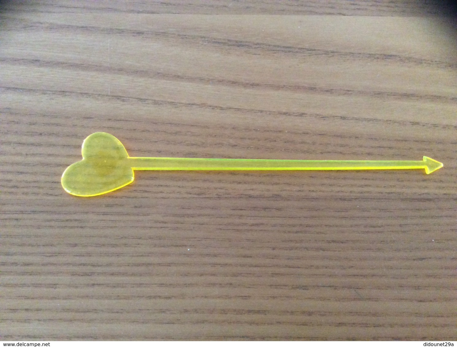 Touilleur "coeur" (orange) - Swizzle Sticks