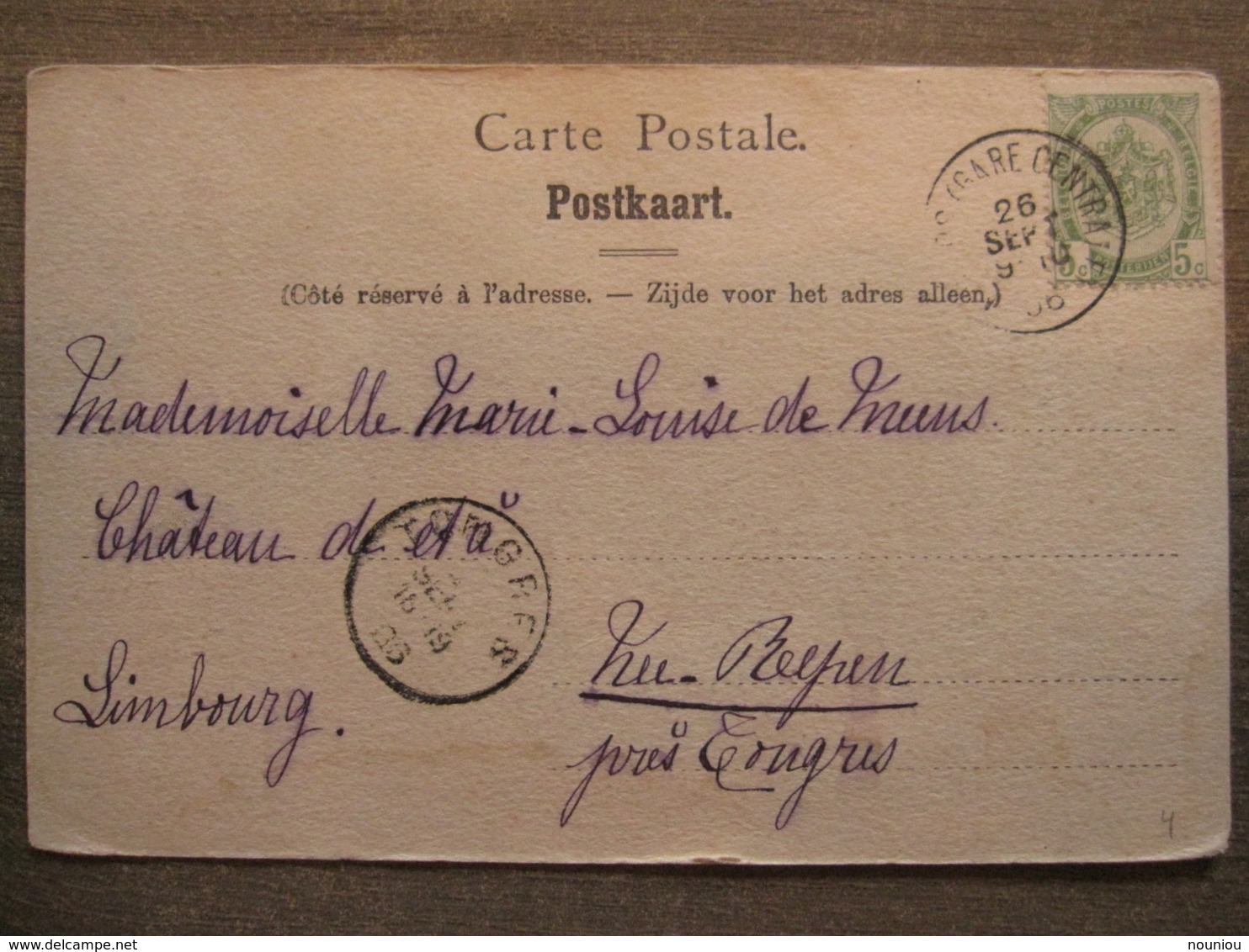 Cpa Bornem Bornhem Malines - Souvenir D'Hingene - Chateau - 1906 - Bornem