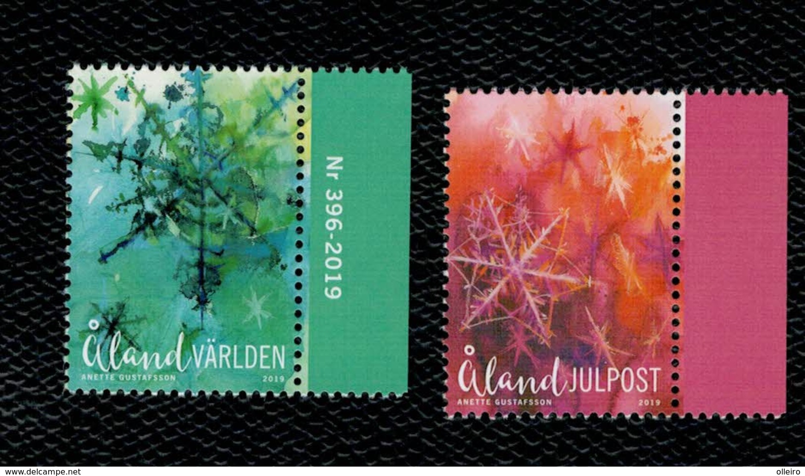 Aland 2019 Christmas Noel Weihnachten Natale 2v Complete Set  ** MNH - Aland