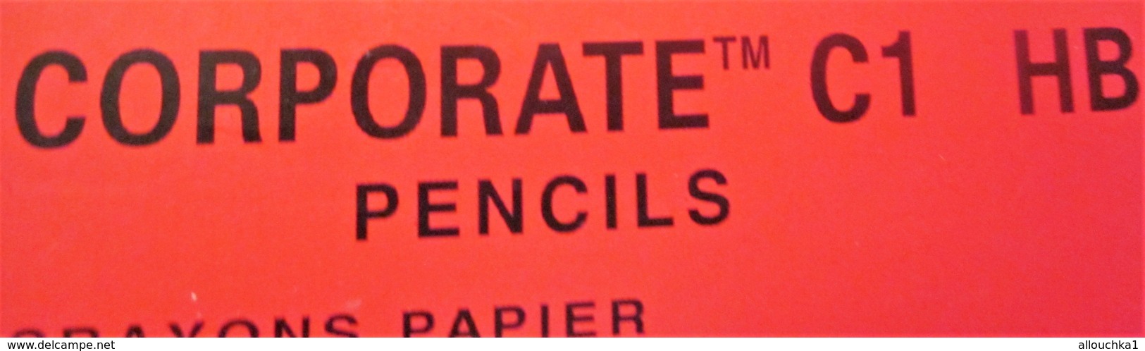 VINTAGE UN PORTE MINE POUR ARDOISE + UN RAYON DE PAPIER CORPORATE C1 HB + UNE BOITE DE MINES 05B - Bureau(objets Liés) - Tintenfässer