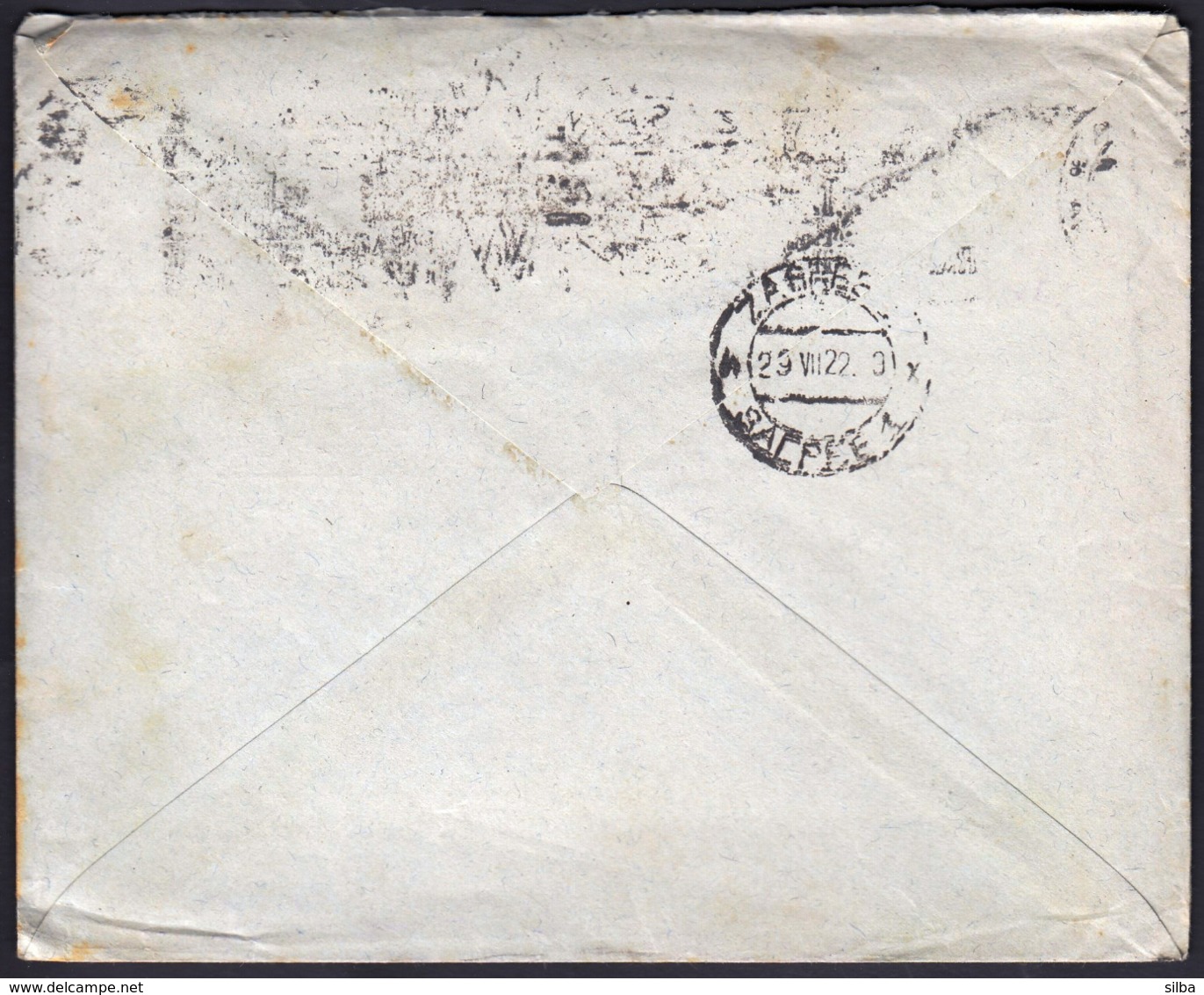 Czechoslovakia Prague 1922 / Machine Stamp, Slogan, Flamme / Prague Fair / Bank / Sent To Zagreb - Briefe U. Dokumente