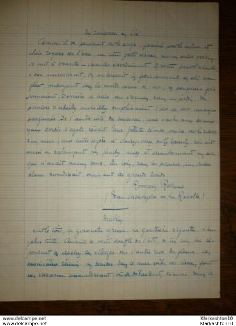 Cahier D'école  Département De L'Aube  Cahier Mensuel: Images Des 4 Saisons 1930 - Matériel Et Accessoires