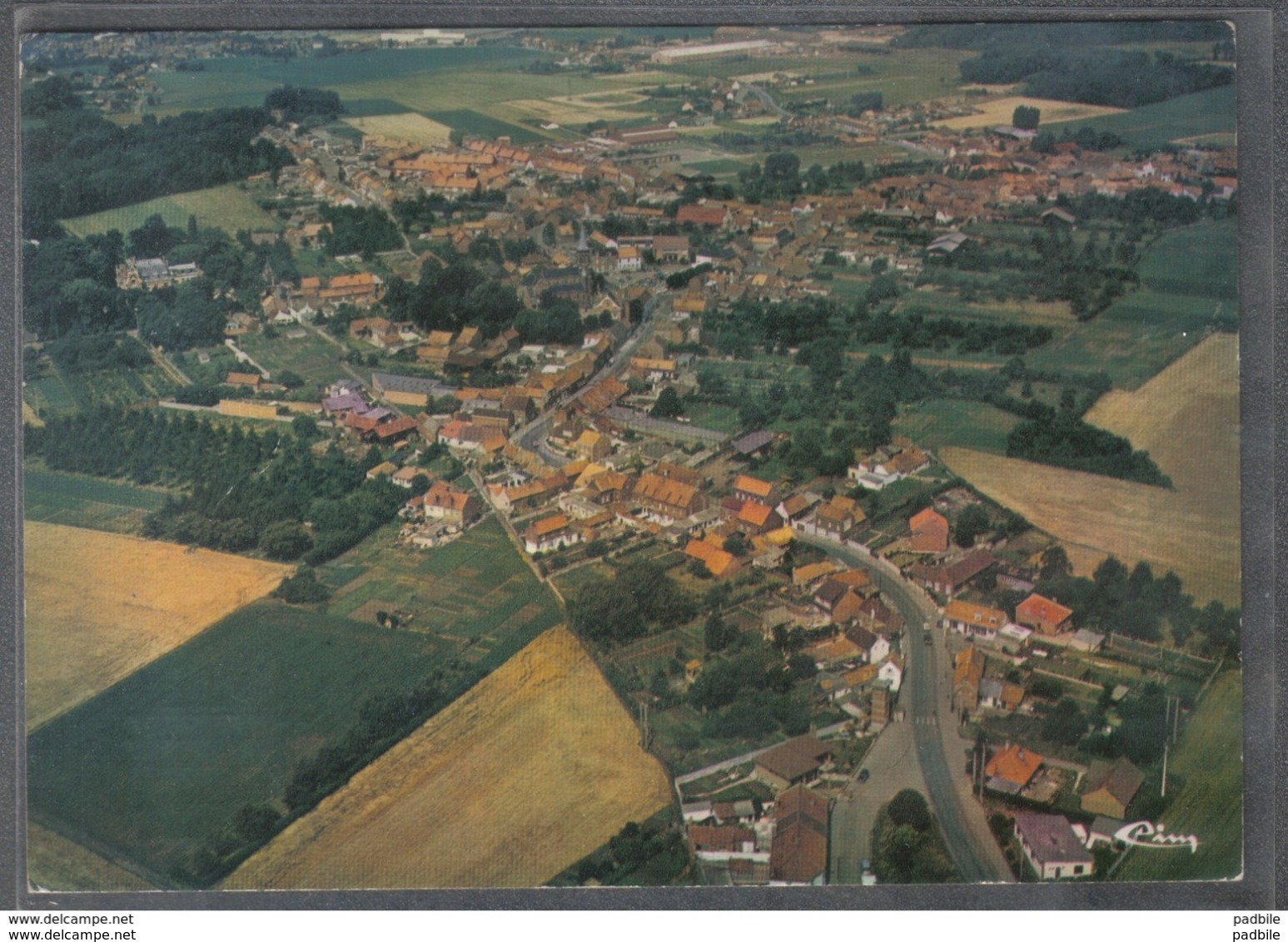 Carte Postale 59. Wahagnies  Vue D'avion  Très Beau Plan - Autres & Non Classés