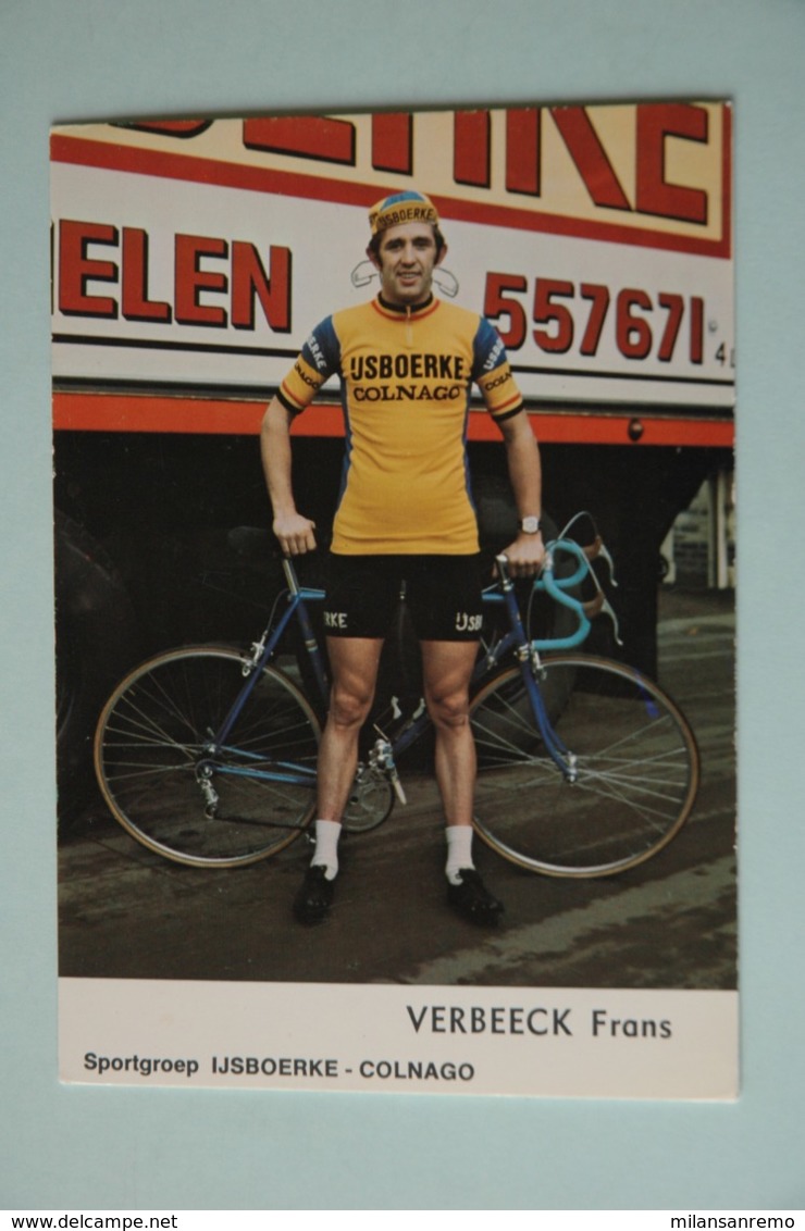 CYCLISME: CYCLISTE : FRANS VERBEECK - Cyclisme