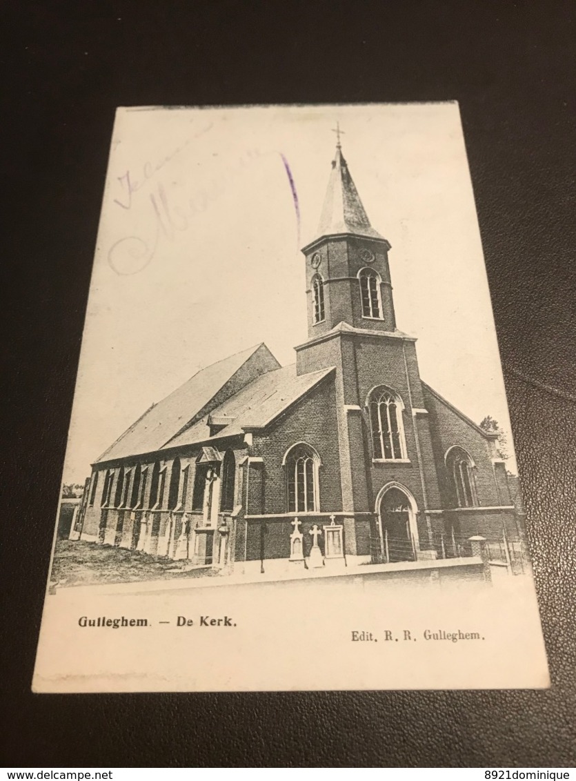 Gulleghem (Gullegem - Wevelgem) : De Kerk - Uitg. R.R. - Gelopen Naar Sweveghem - Wevelgem