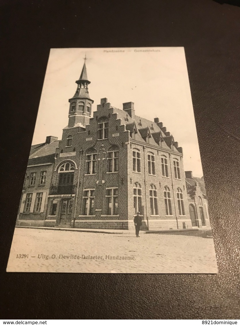 Handzaeme (Handzame - Kortemark ) - Gemeentehuis - Uitg. Dewilde - Delaeter 13291 - Kortemark