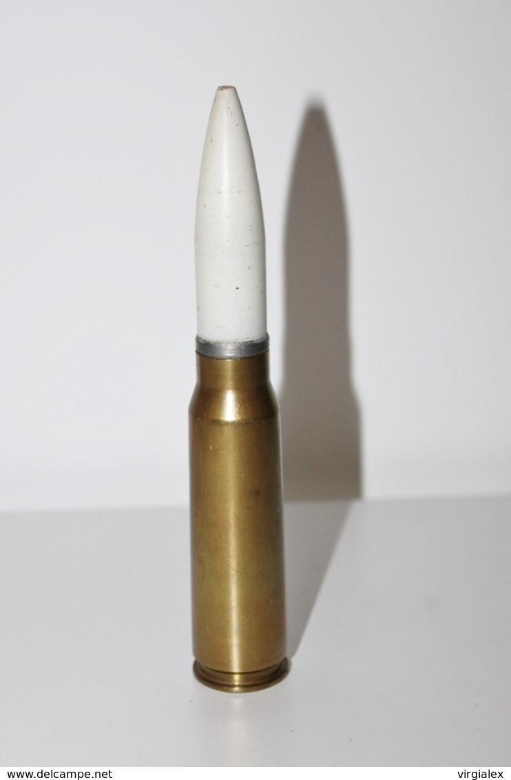 Militaria - Munition De 20mm INERTE N°1 - Arme / Artillerie / Obus / Missile / Explosif / Projectile / Militaire - Decorative Weapons