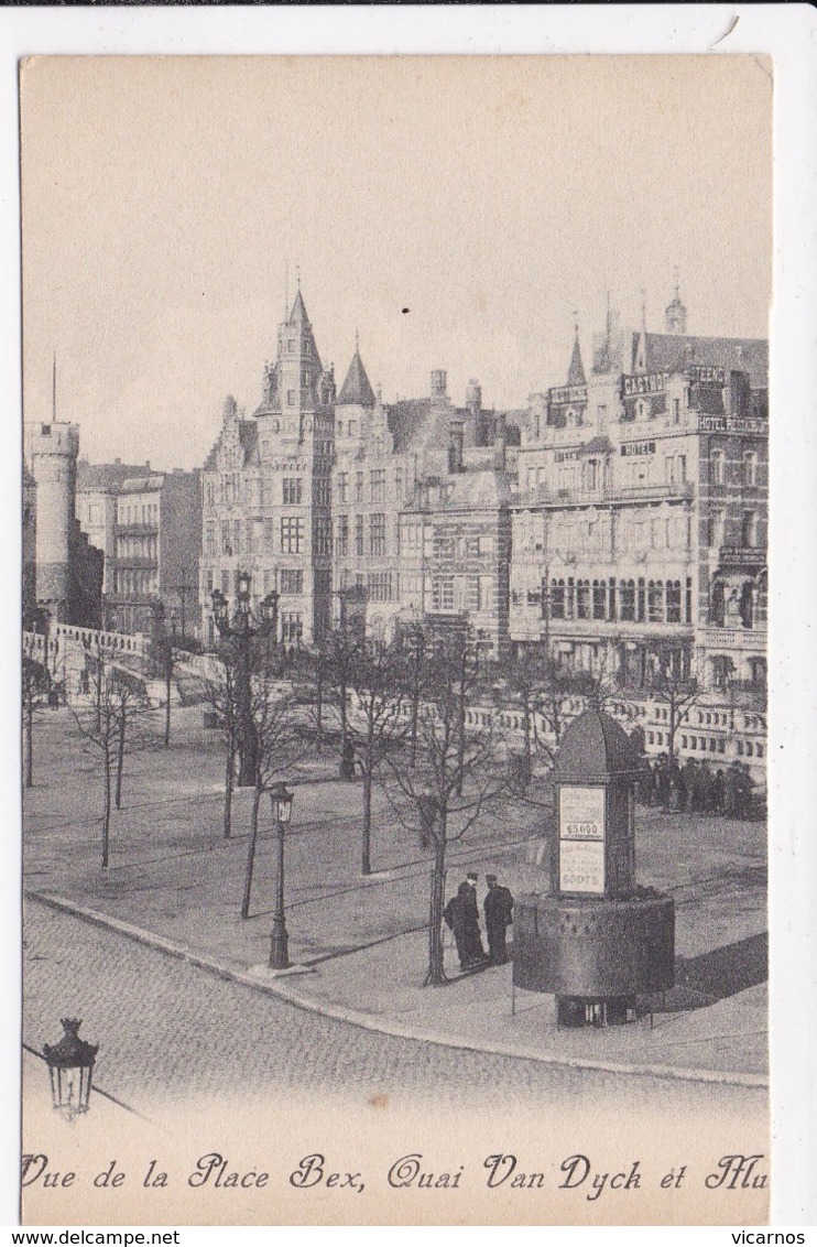 CP BELGIQUE ANVERS Vue De La Place Bex - Antwerpen