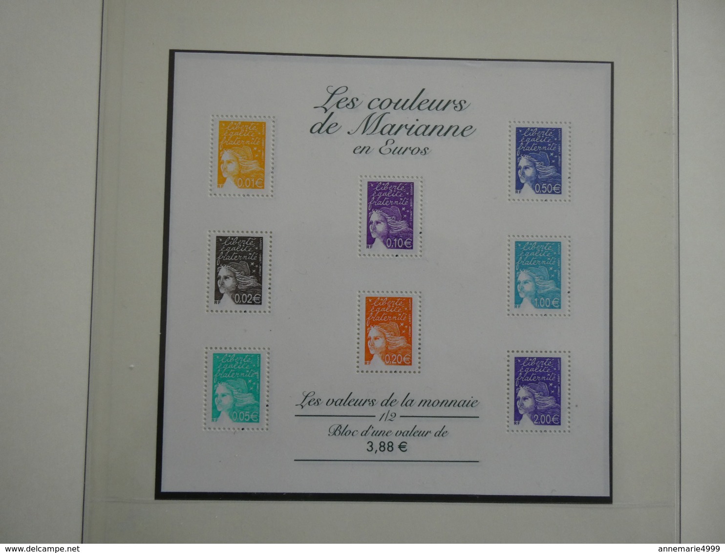 FRANCE  Timbres De L'année 2002 Faciale 72 €  Moins 50 % Neufs Sans Charnière - Collections