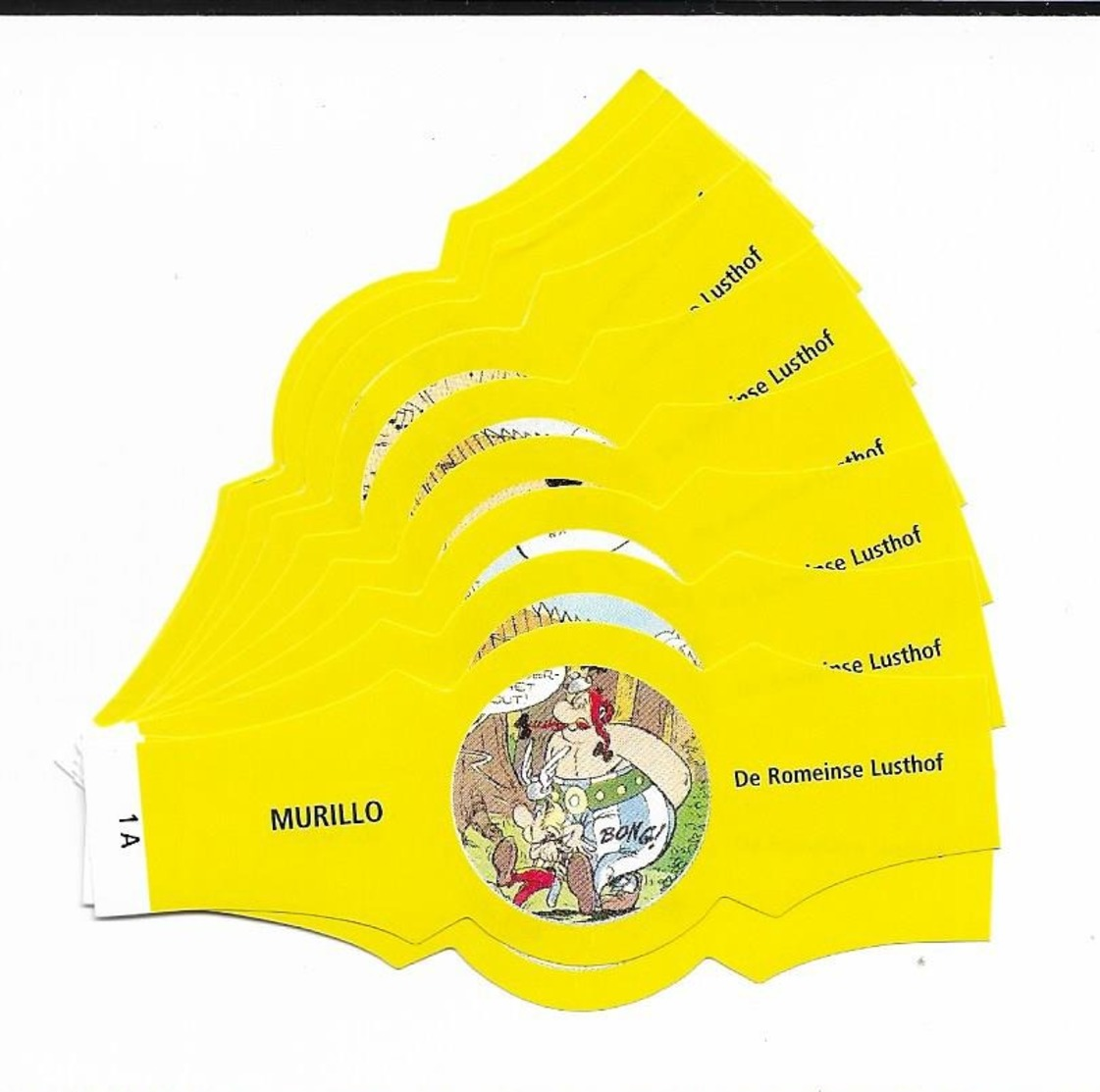 MURILLO  ASTERIX  1A-10A  NO BORDER  YELLOW - Cigar Bands