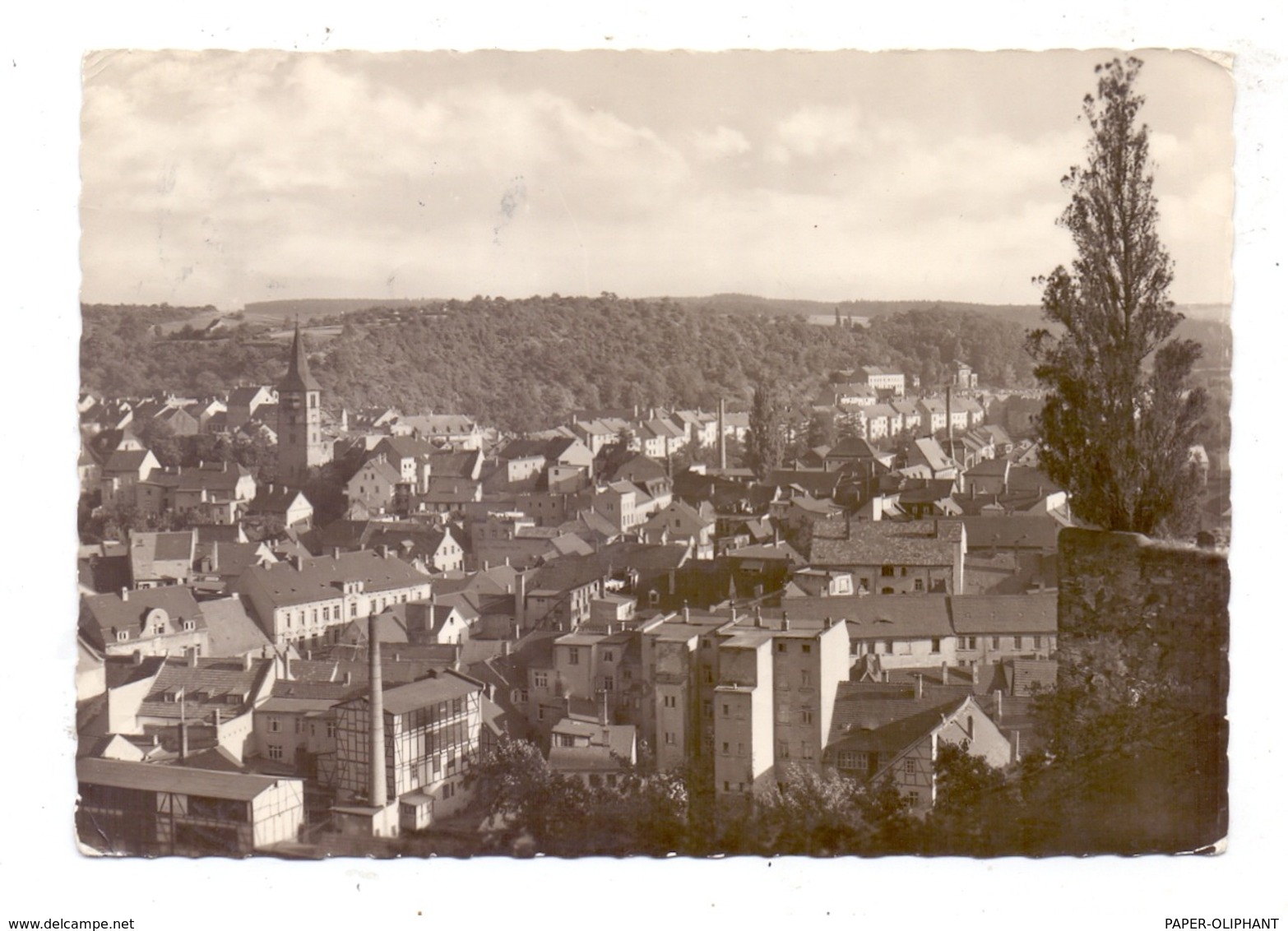 0-6518 WEIDA, Blick Von Der Osterburg, 1958 - Weida