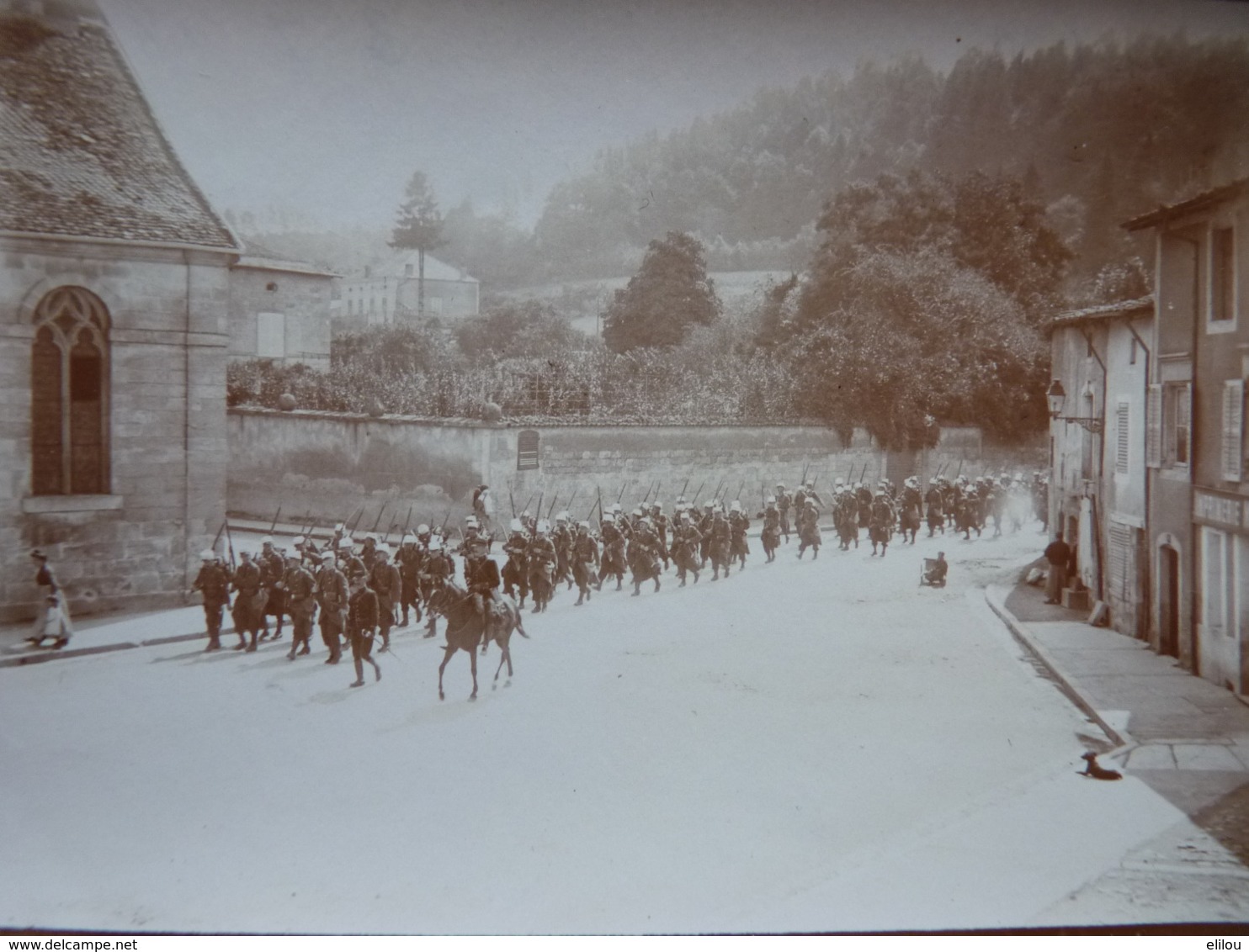 Rare!  Belle Photo Ancienne 1908 Saint Mihiel Meuse 55 Militaria 29ème Bataillon Des Chasseurs  ! - Saint Mihiel