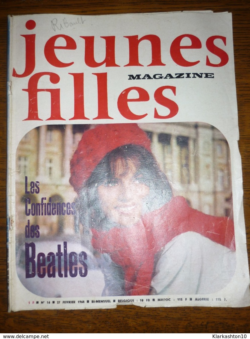 Jeunes Filles Magazine N°16, 27 Février 1964, Bi-mensuel: Les Beatles - Music