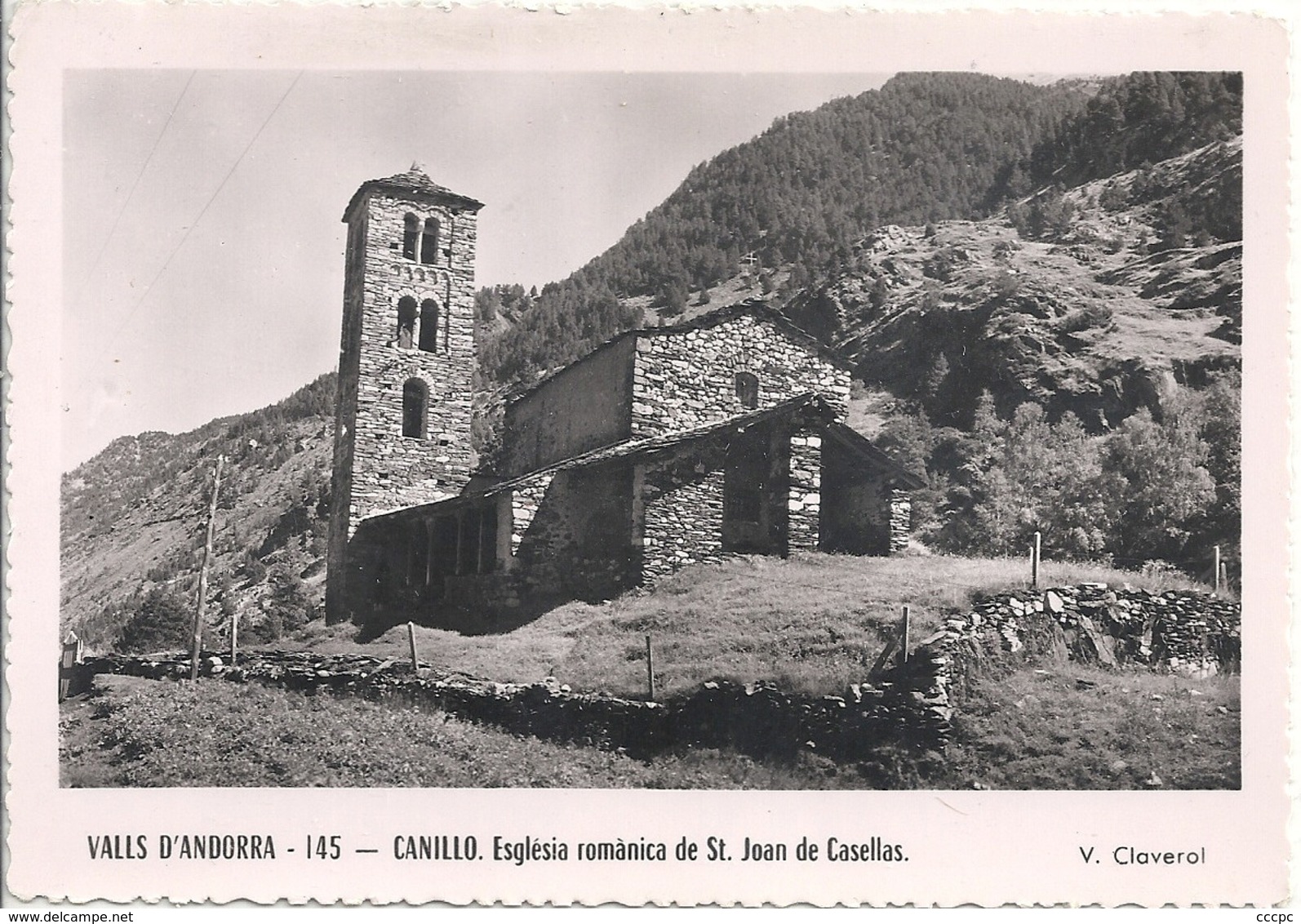 CPM Valls D'Andorra Canillo Església Romanica De St Joan De Casellas - Andorre