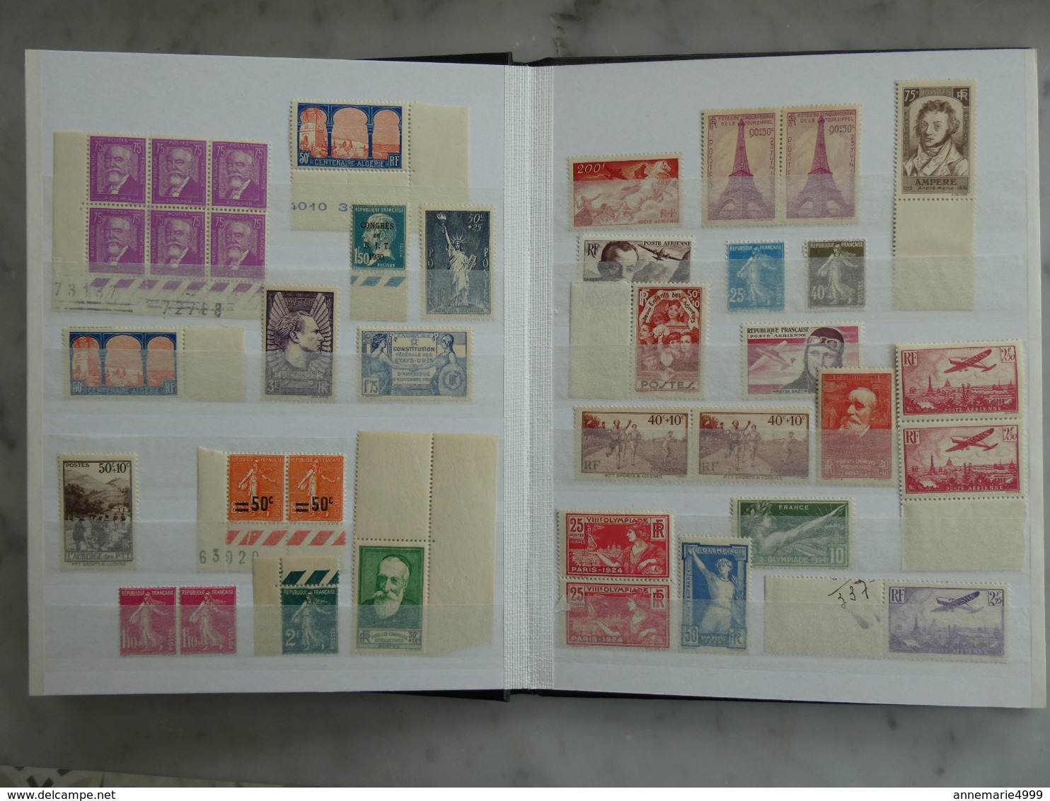 FRANCE  Bel Ensemble De Timbres Semis Modernes - Collections