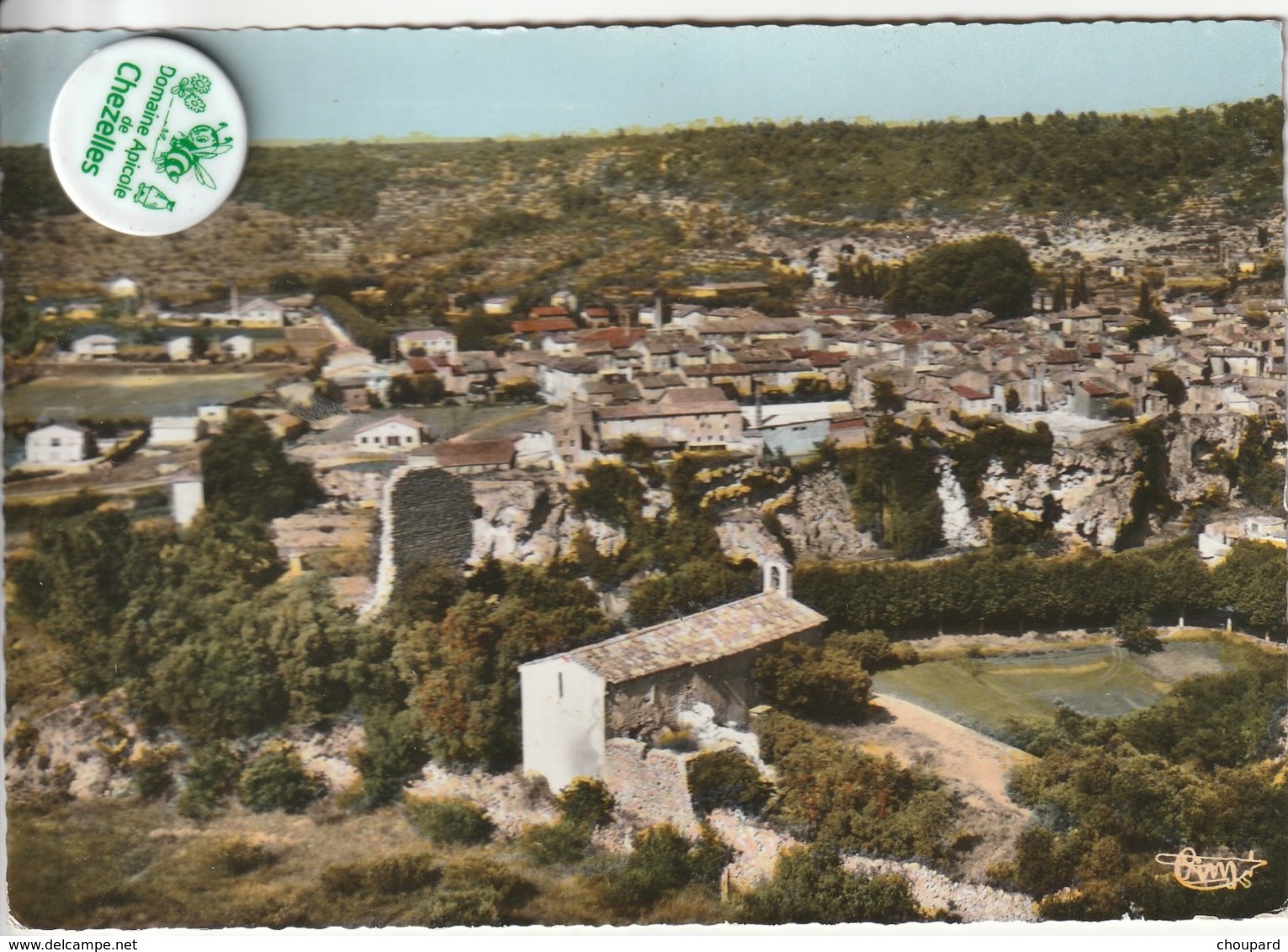 82 - Très Belle Carte Postale Semi Moderne Dentelée De  VARAGES    Vue Aérienne - Sonstige & Ohne Zuordnung