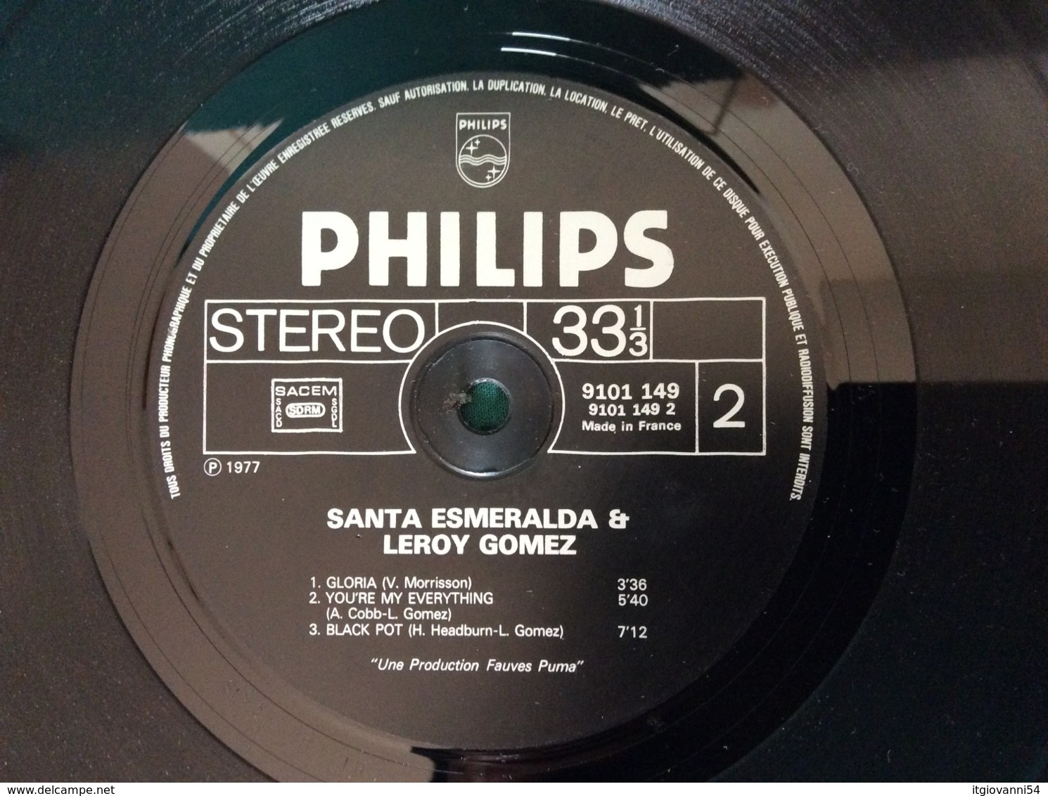 LP Santa Esmeralda "Don't Let Me Be Misunderstood" Philips 1977 - Disco, Pop