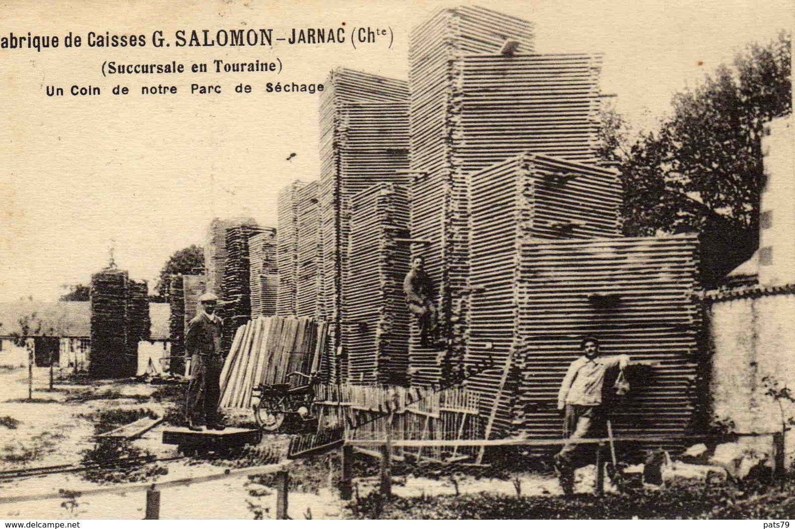JARNAC -  FABRIQUE DE CAISSES -   G. SALOMON  .......... - Jarnac