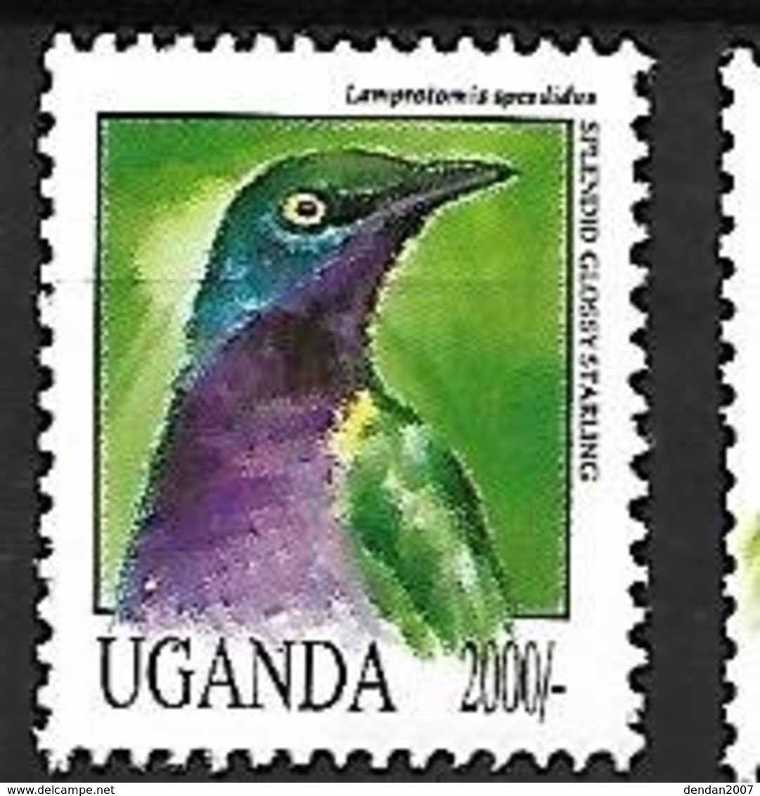 UGANDA - MNH - 1992 -  Splendid Starling  -  Lamprotornis Splendidus - Uccelli Canterini Ed Arboricoli