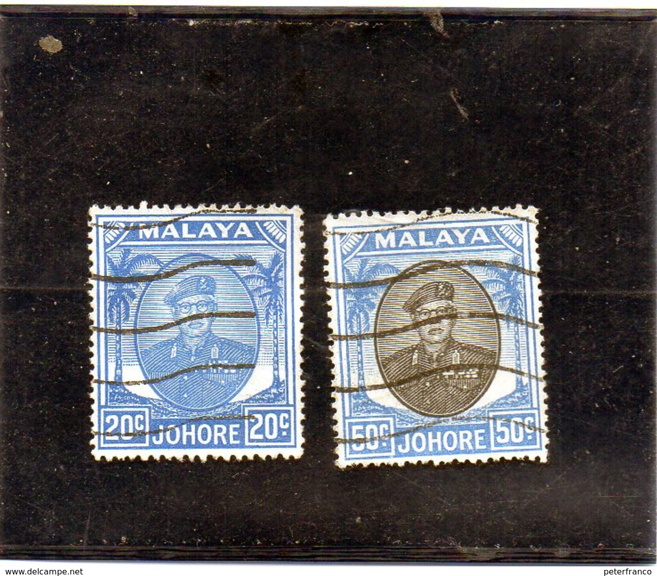 B - 1949 Malesia - Johore - Sultano Ibrahim - Johore