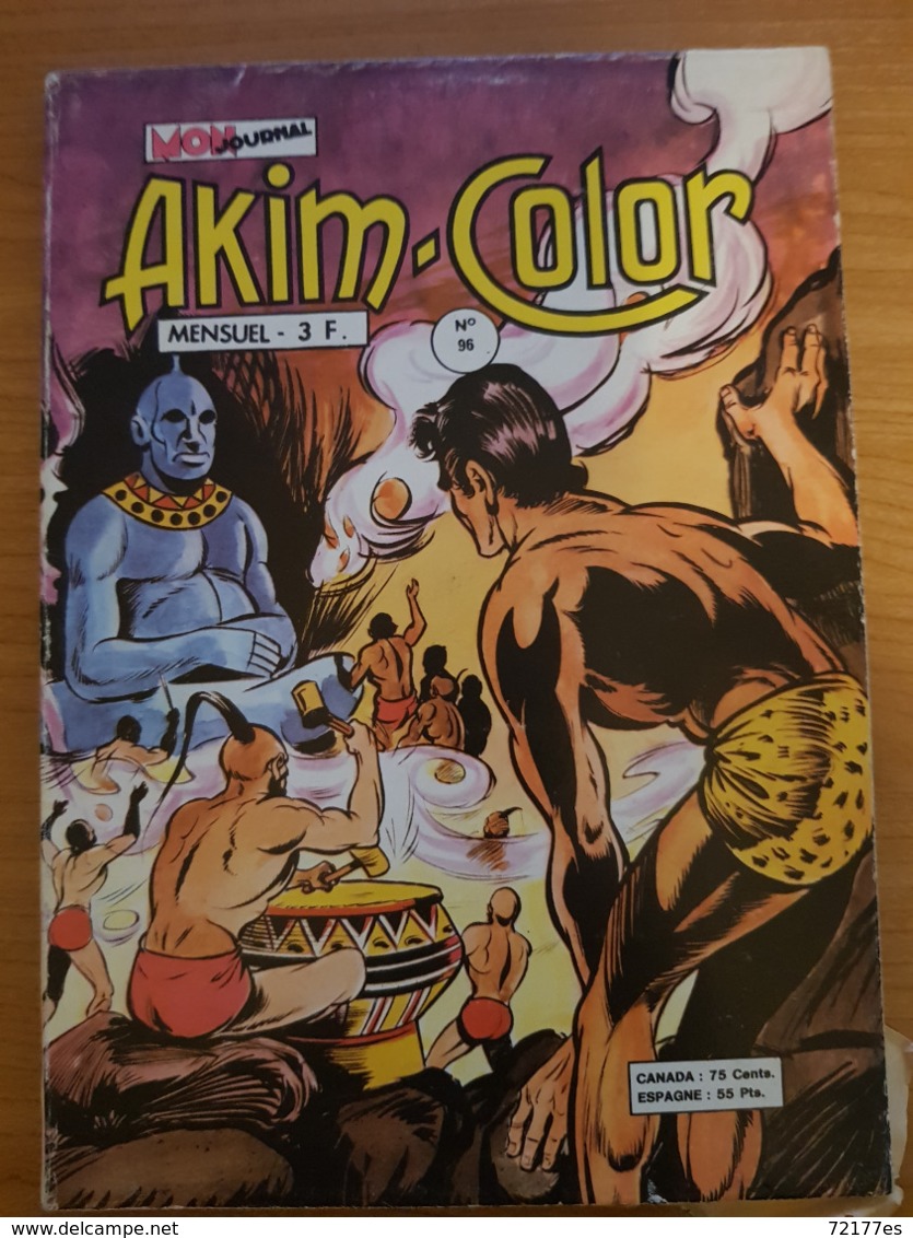BD Akim Color N°96 1975 - Autre Magazines