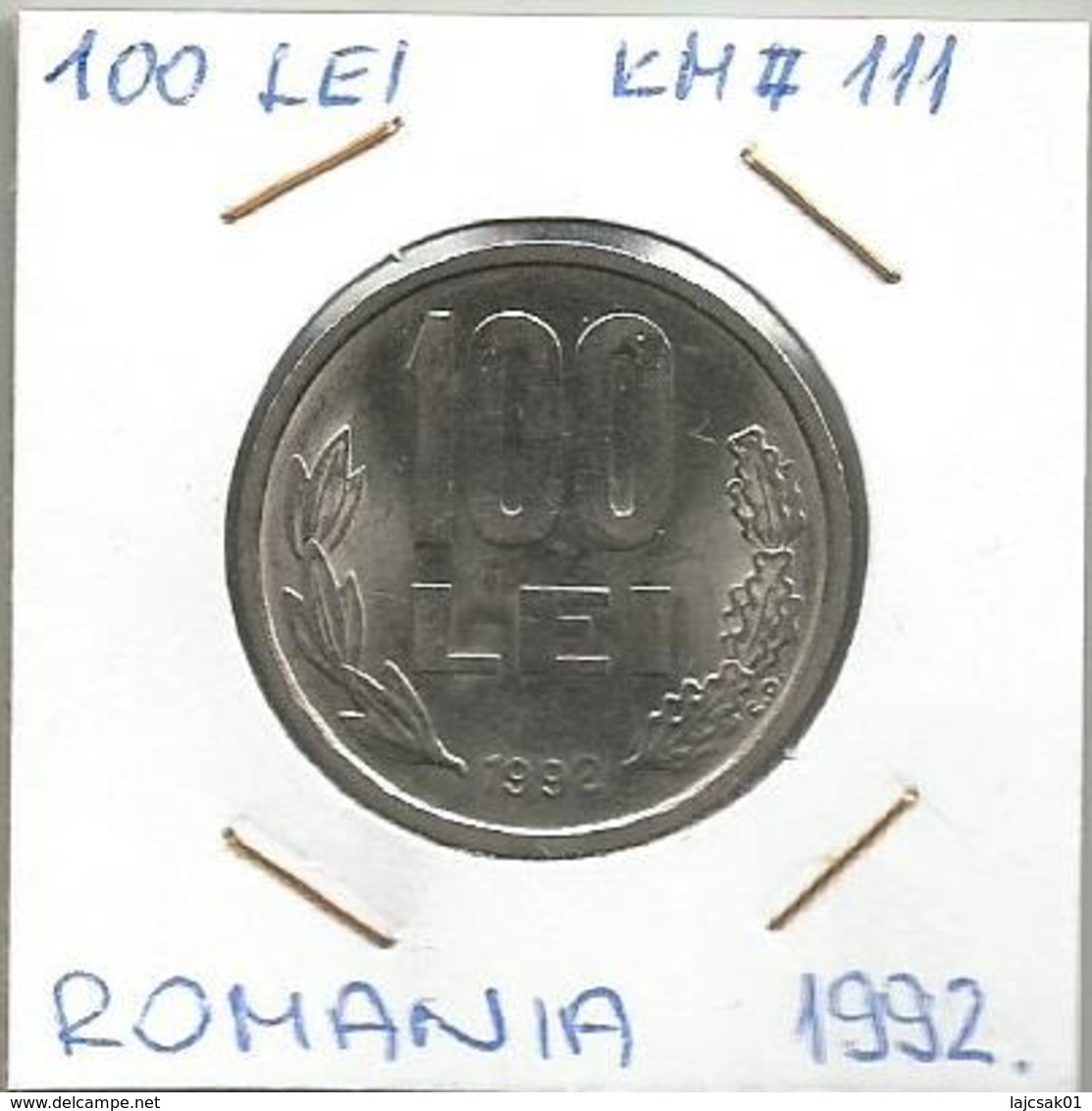 C1 Romania 100 Lei 1992. KM#111 - Roemenië